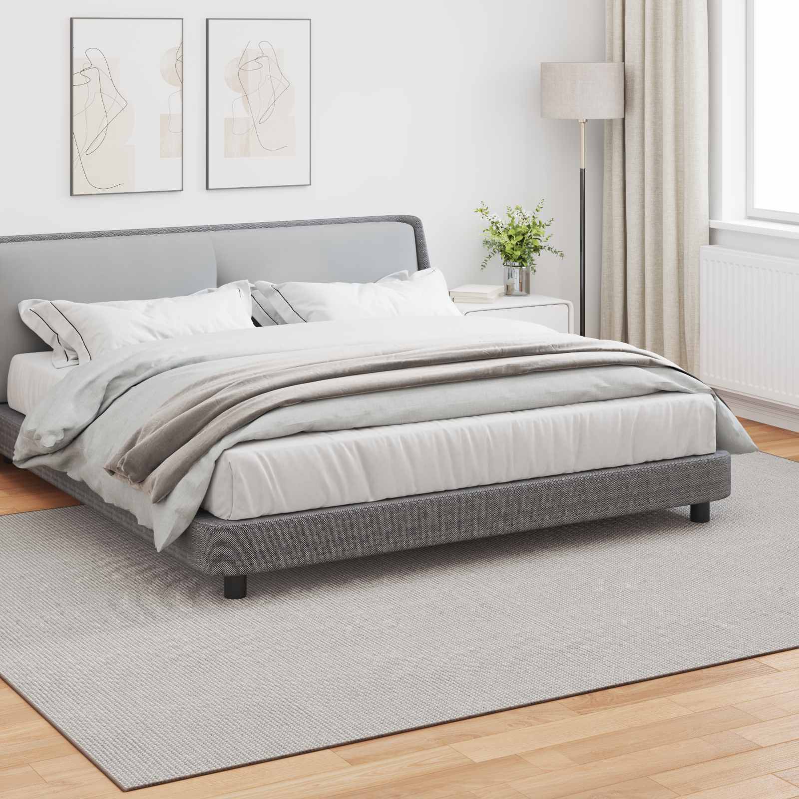 Tepisi za područja Pravokutni LUGO Krema 340 x 240 cm Poliester