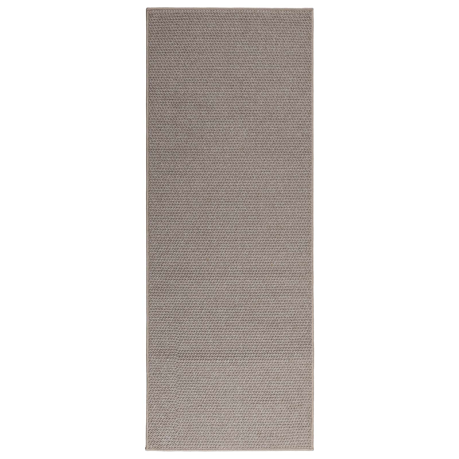 Tepisi za područja LUGO Sivo-smeđa 80 x 200 cm Poliester