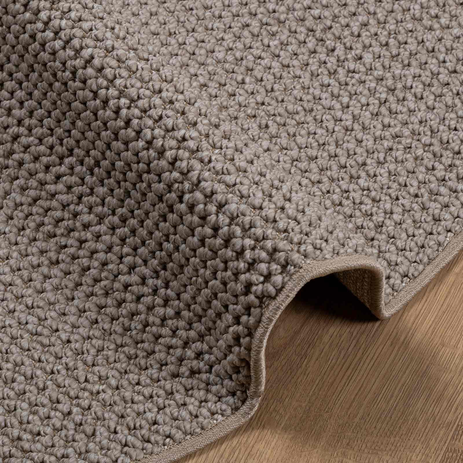 Tepisi za područja Kružni LUGO Sivo-smeđa Ø 160 CM Poliester