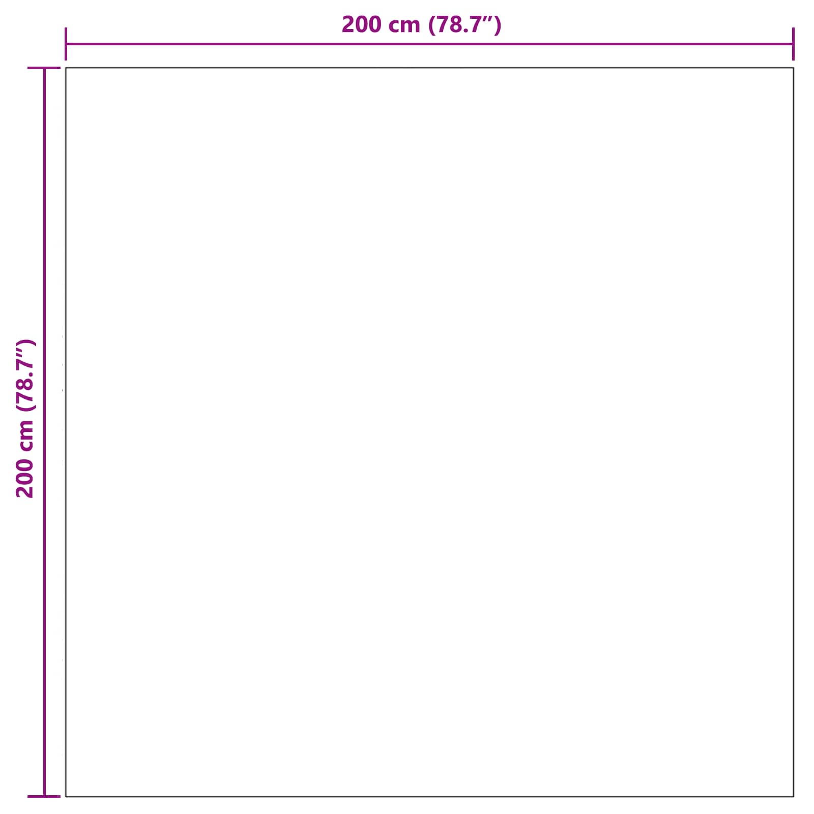 Tepisi za područja LUGO Krem i Siva 200 x 200 cm Poliester