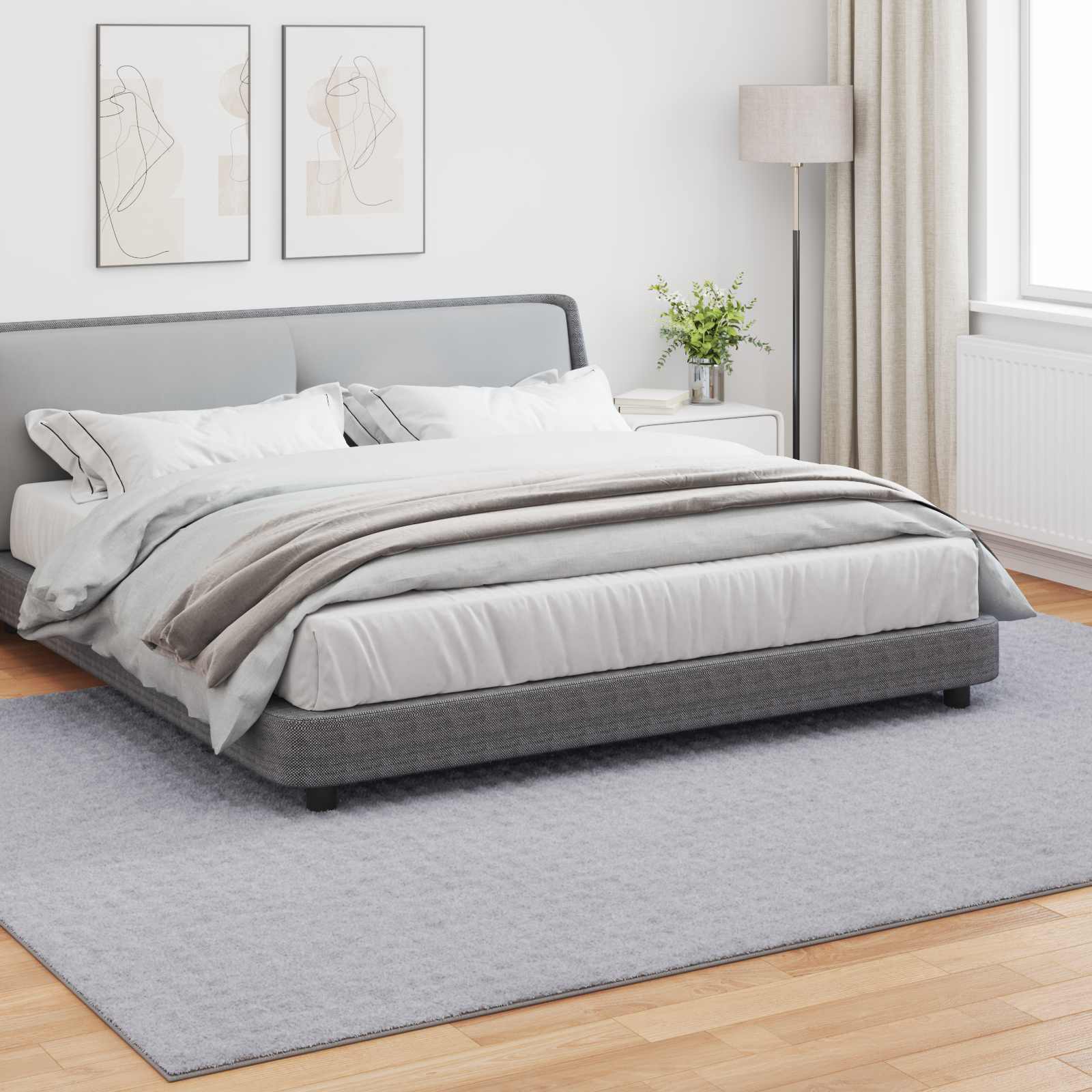 Tepisi za područja Pravokutni SIROLO Sivi 280 x 200 cm