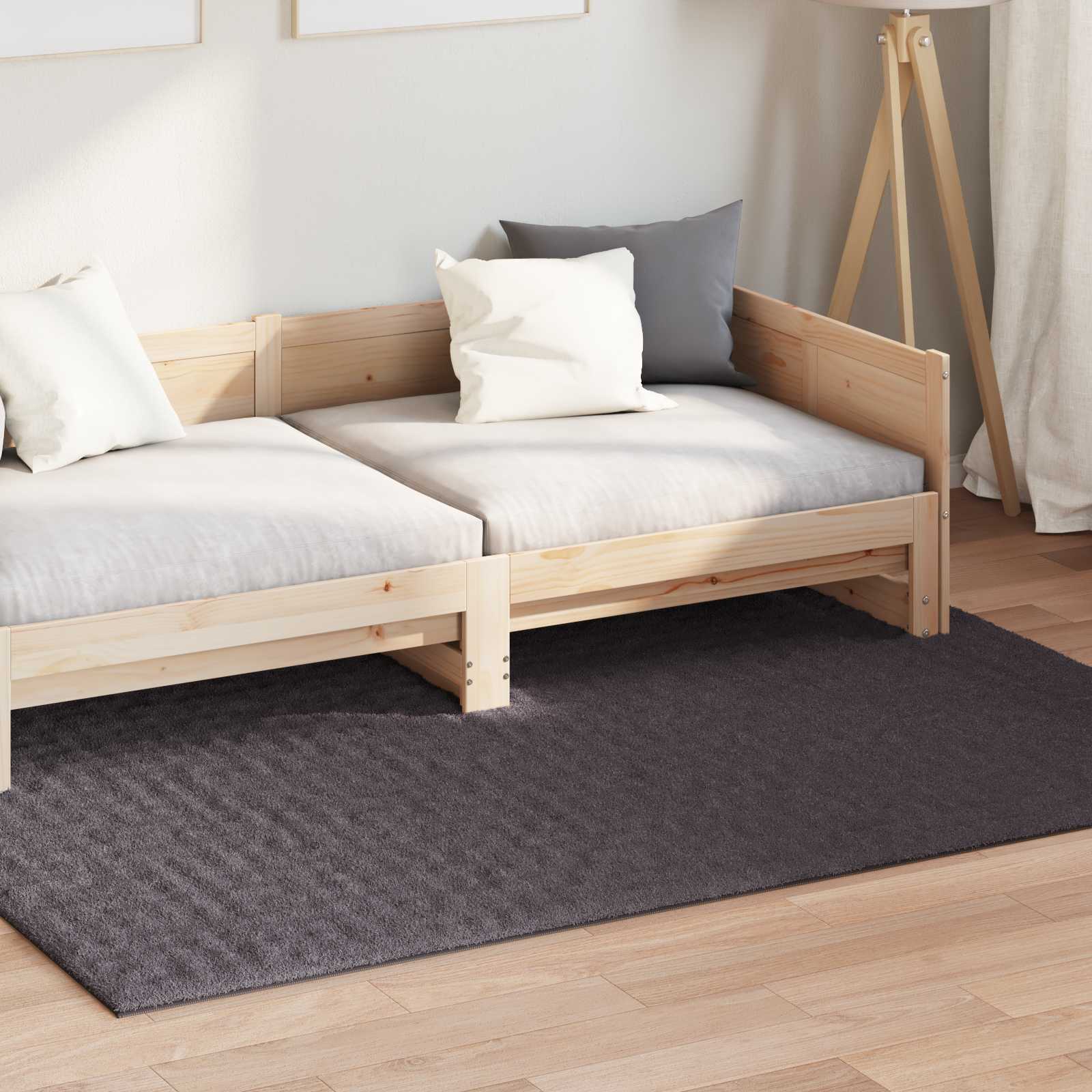 Tepisi za područja SIROLO Antracit 230 x 160 cm Poliester