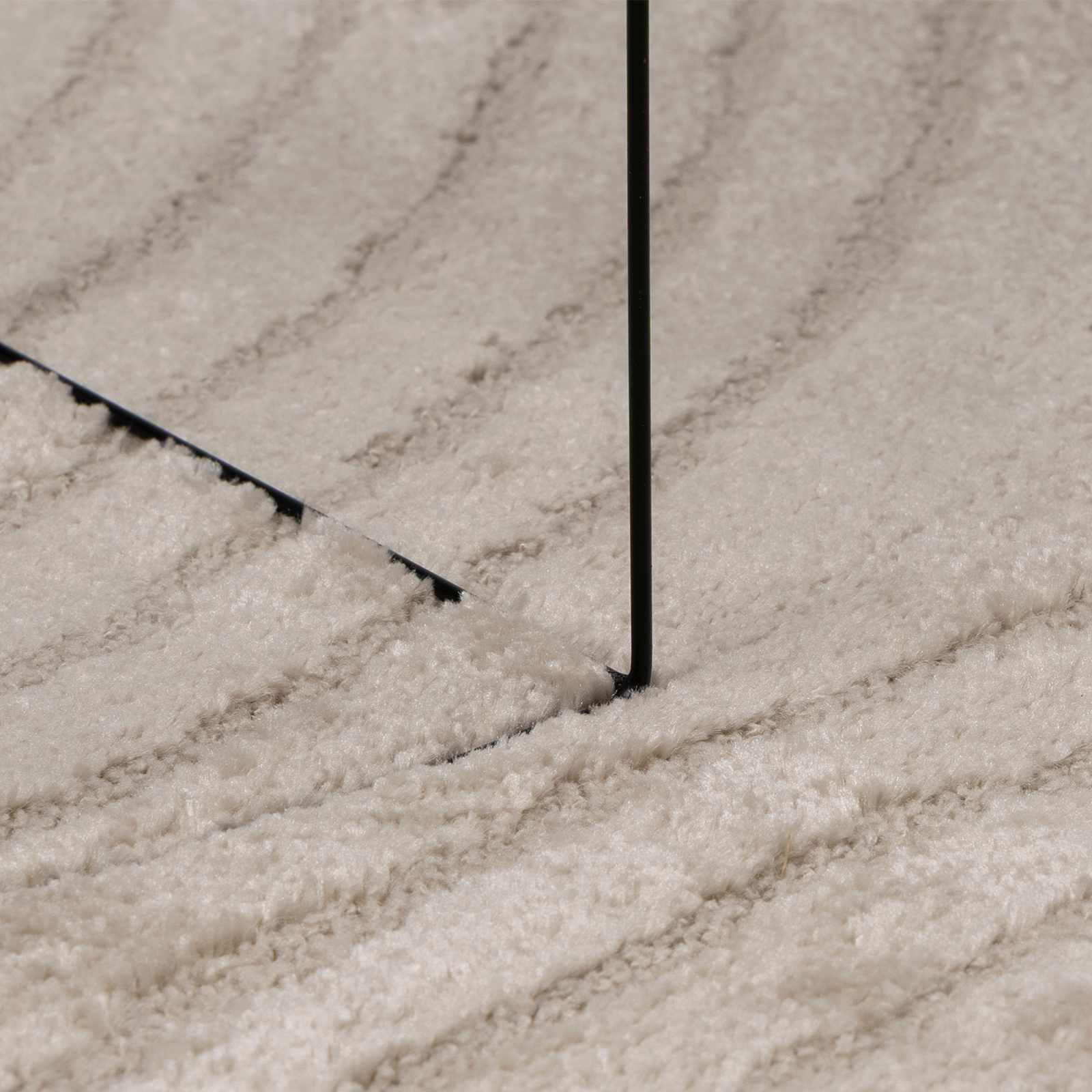 Tepisi za područja Kružni GALATI Bež Ø 120 CM Poliester