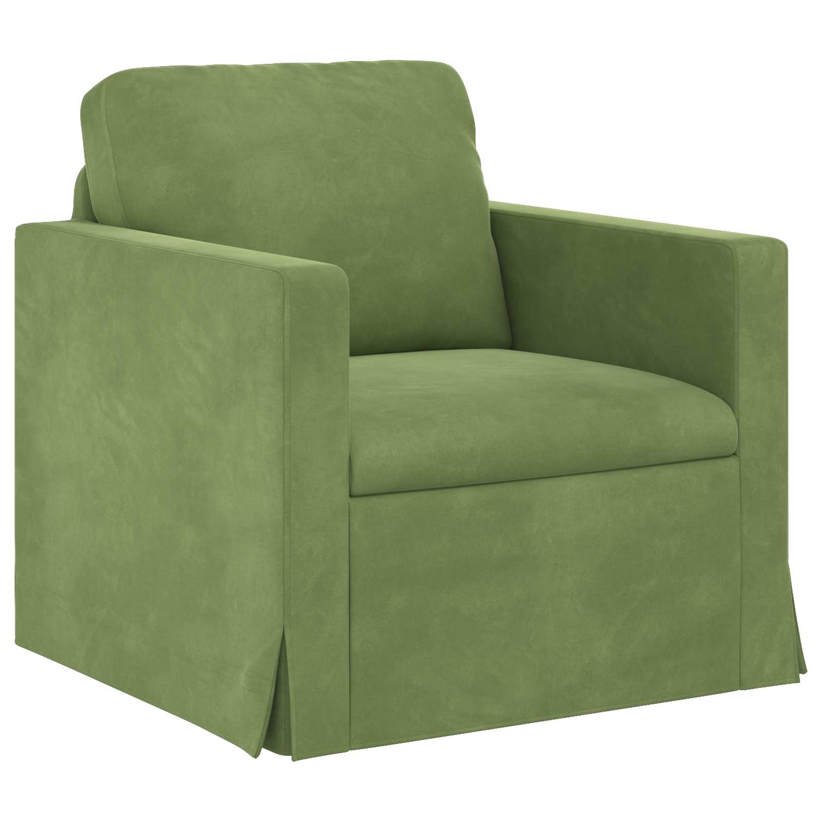 Set sofe 2 pcs Svijetlo zelena 138 x 78 x 80 cm Baršun