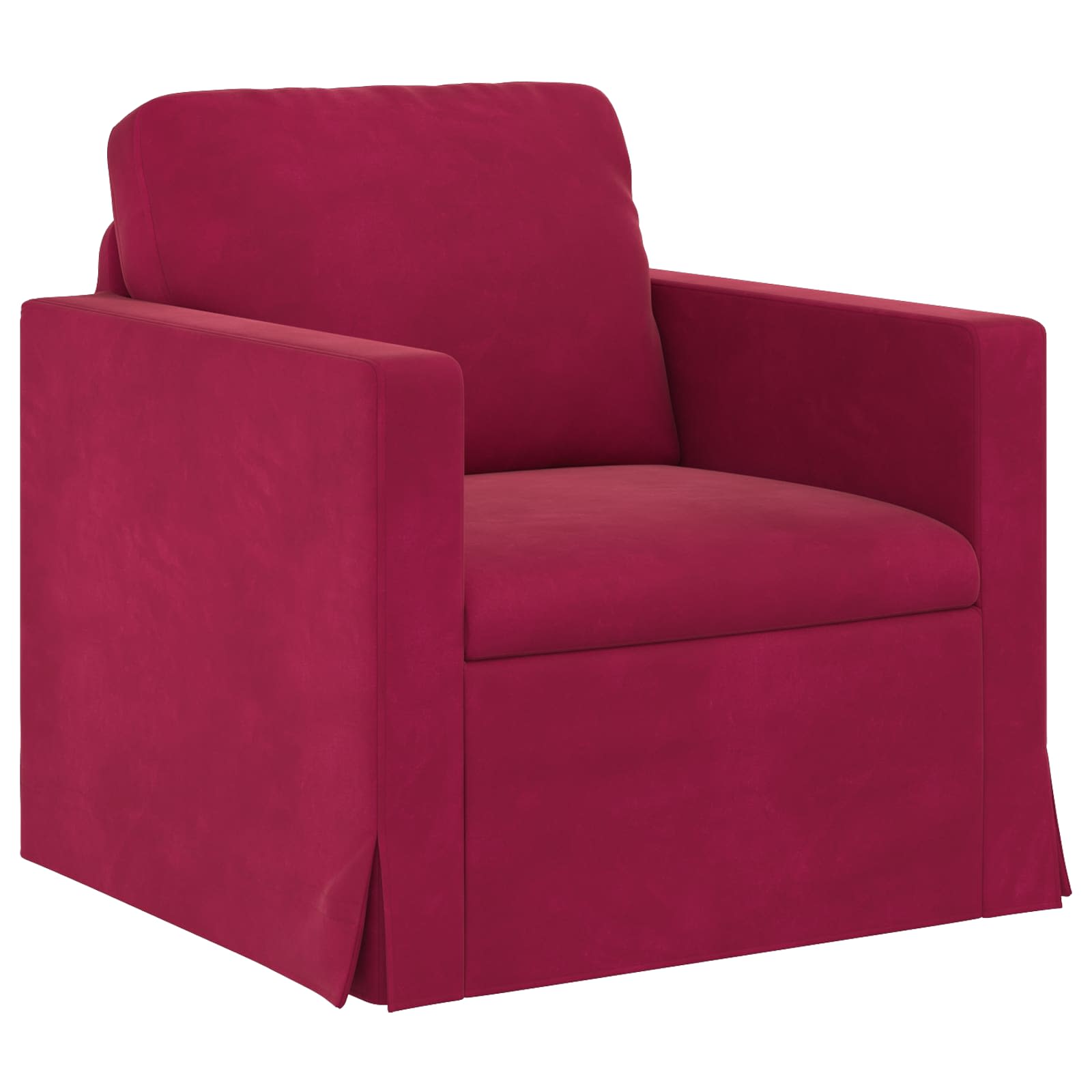Set sofe 2 pcs Vinska crvena 138 x 78 x 80 cm Baršun