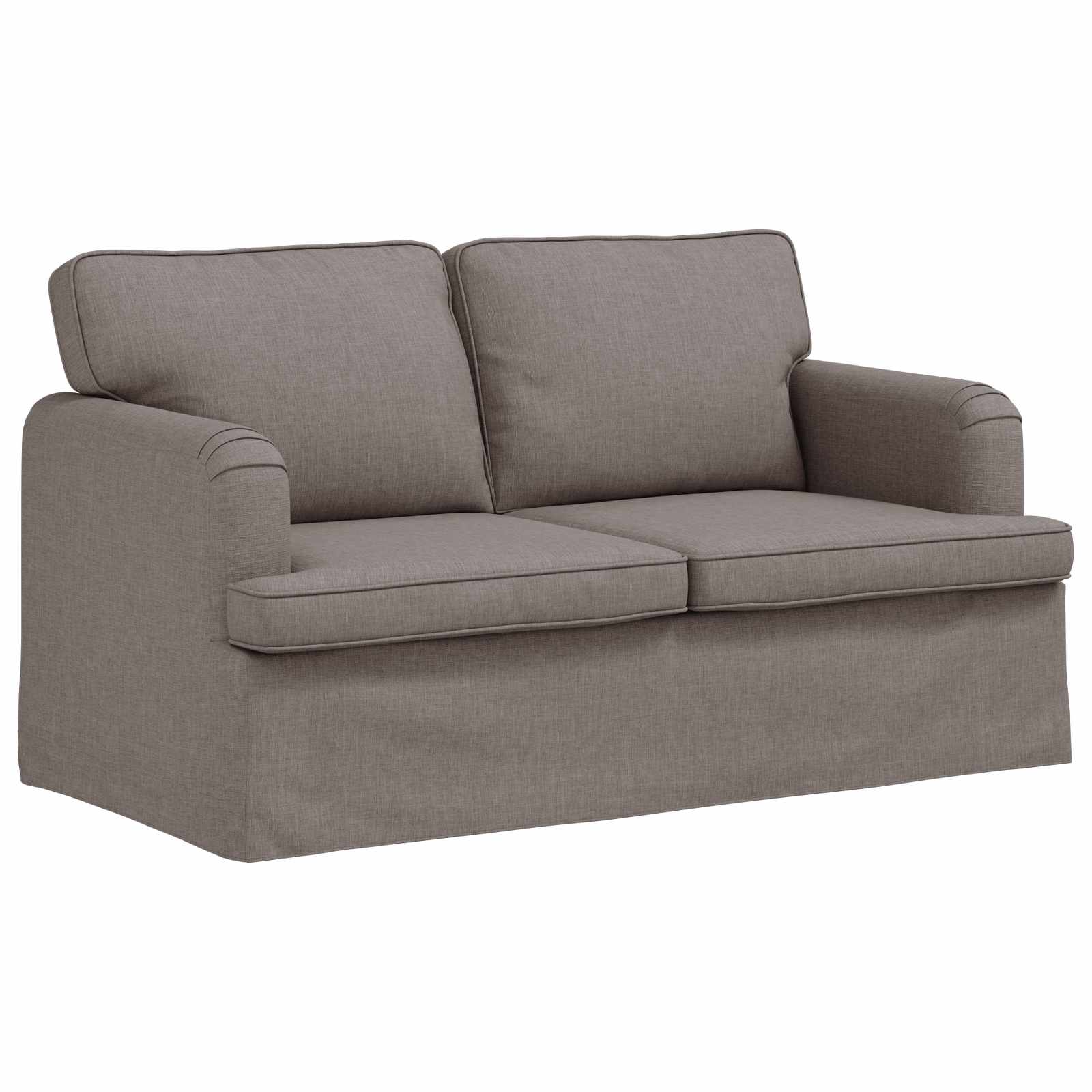 Set sofe 2 pcs Sivo-smeđa 144 x 80 x 85 cm tkanina