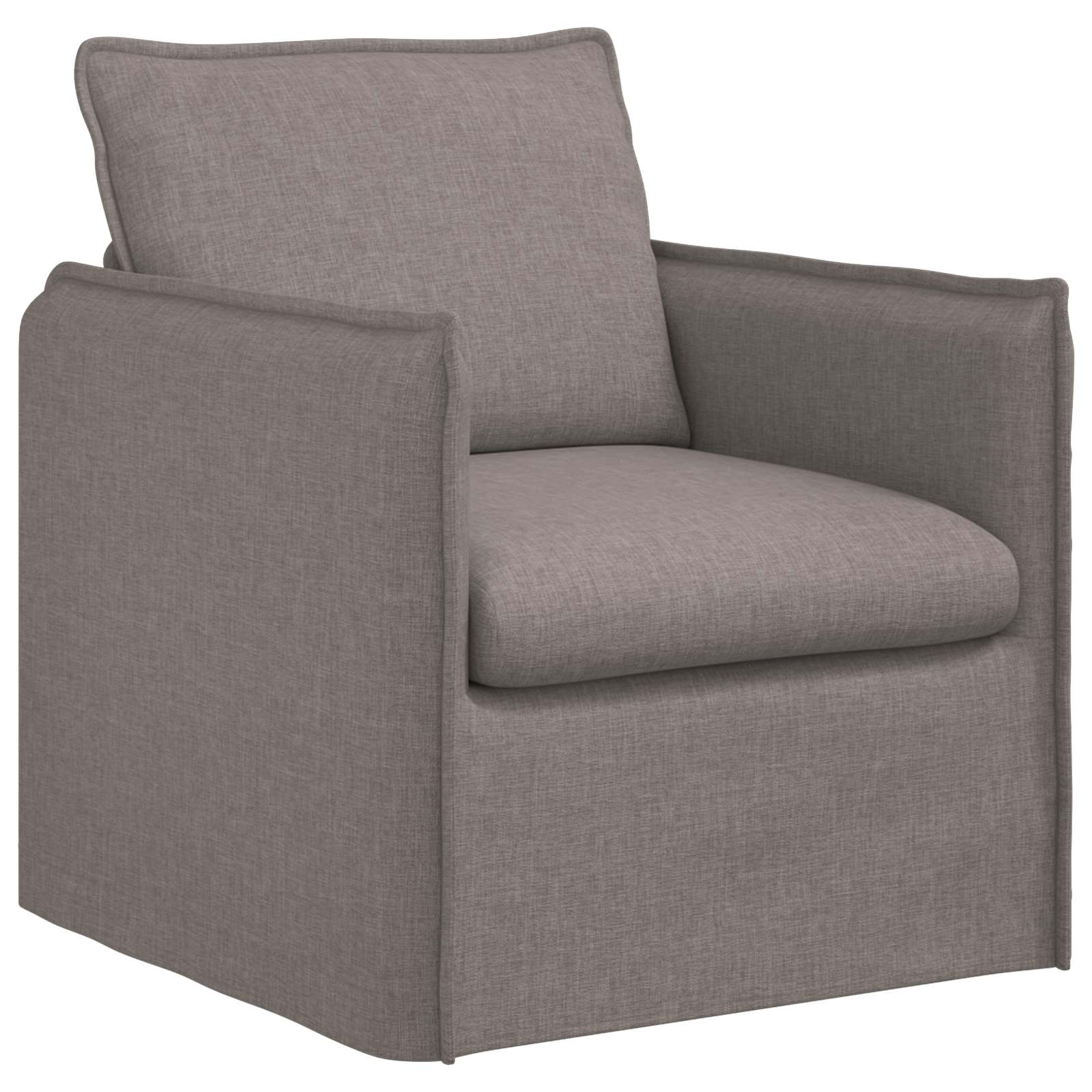 Set sofe 2 pcs Sivosmeđa 136 x 82 x 85 cm Tkanina