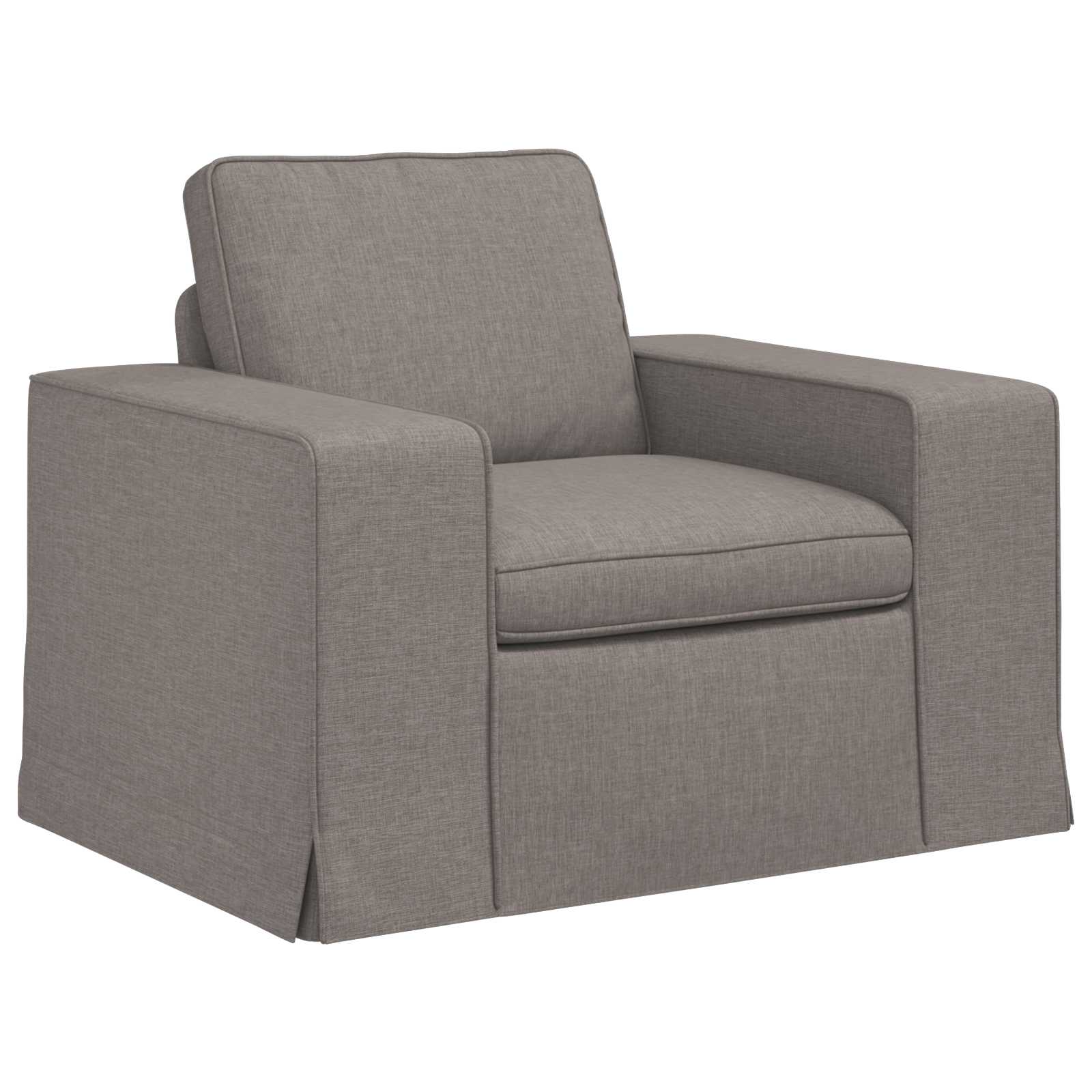 Set sofe 2 pcs Sivo-smeđa 182 x 80 x 82 cm tkanina