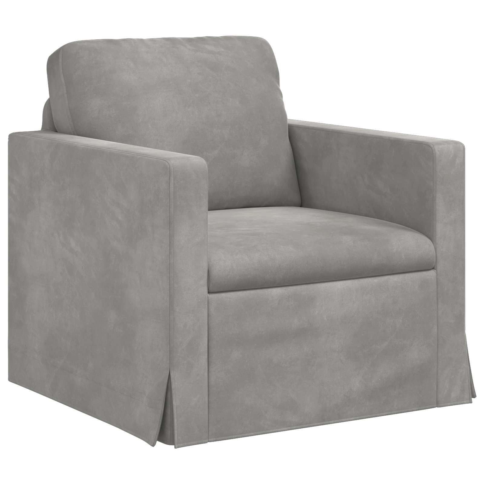Set sofe 2 pcs Svijetlo siva 158 x 78 x 80 cm Baršun