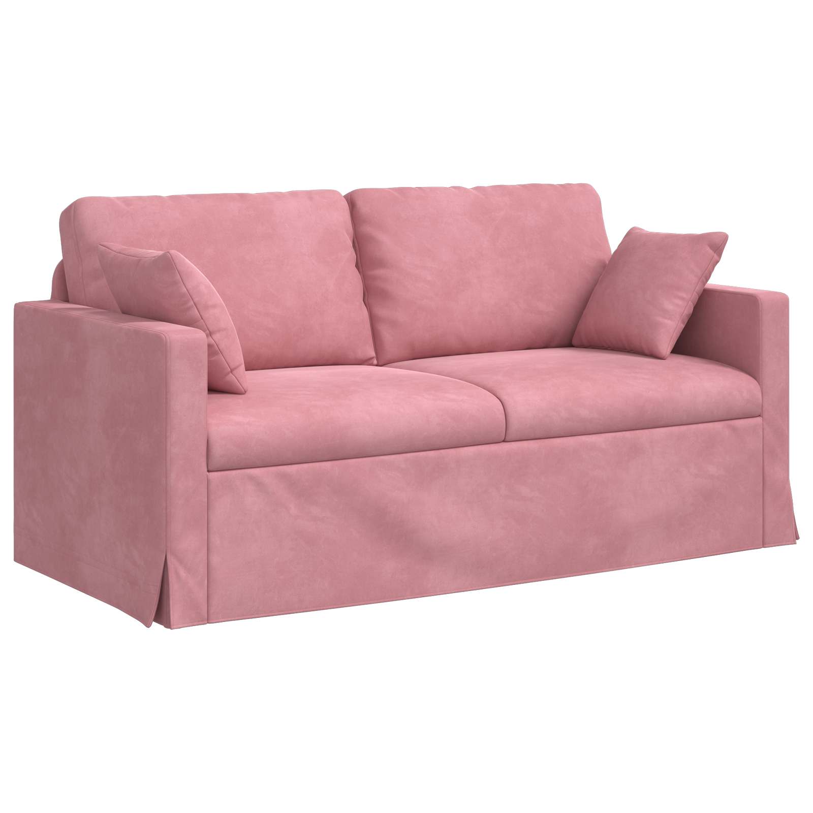 Set sofe 2 pcs Ružičasta 158 x 78 x 80 cm Baršun