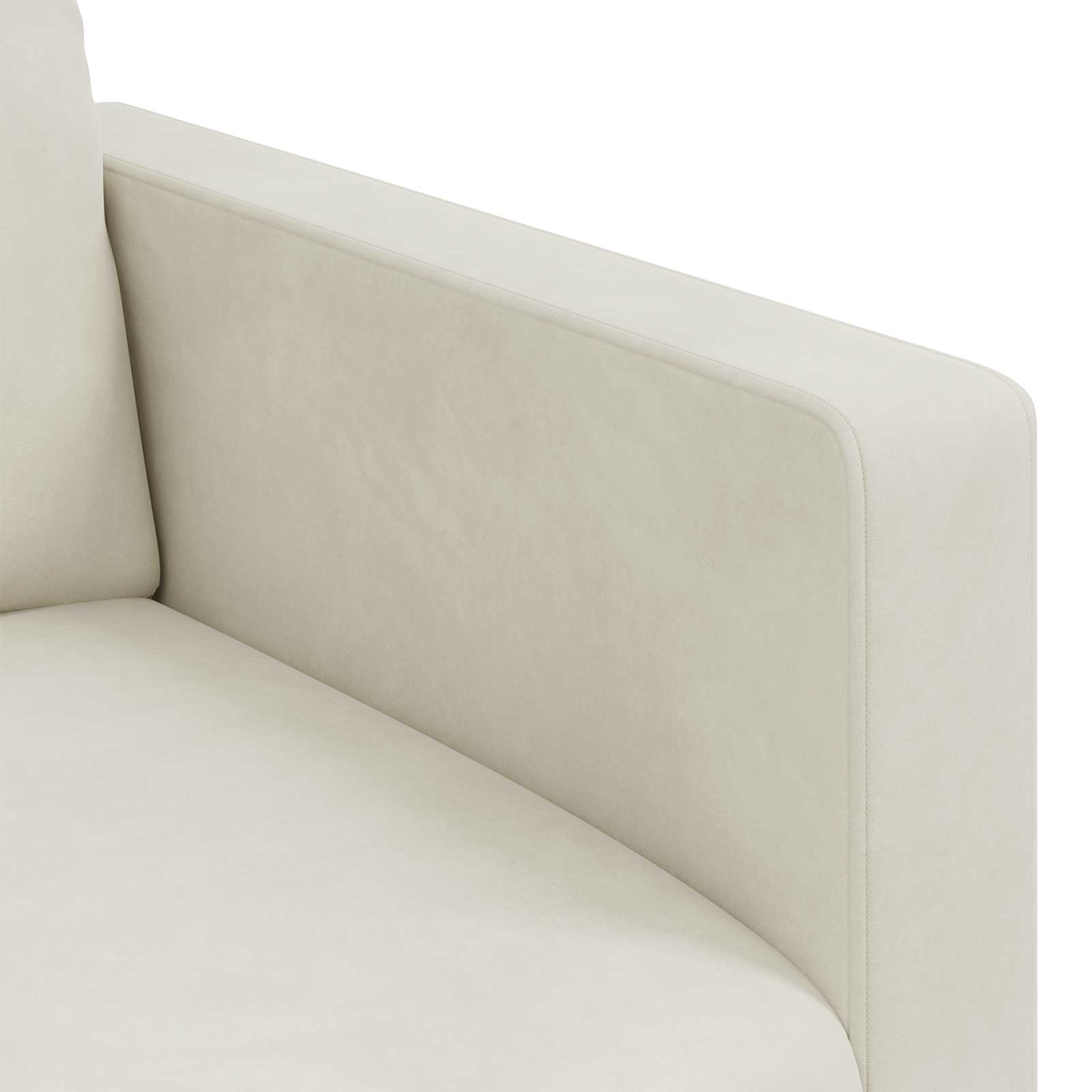 Set sofe 2 pcs Krema 158 x 78 x 80 cm Baršun