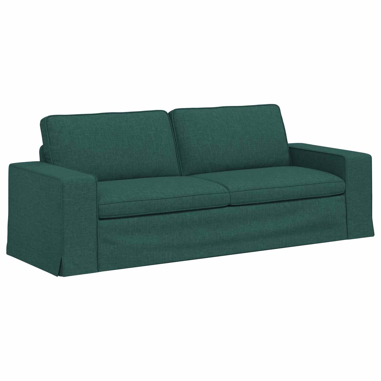 Set sofe 2 pcs Tamnozelena 222 x 80 x 82 cm tkanina