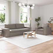 Set sofe 2 pcs Sivo-smeđa 222 x 80 x 82 cm tkanina
