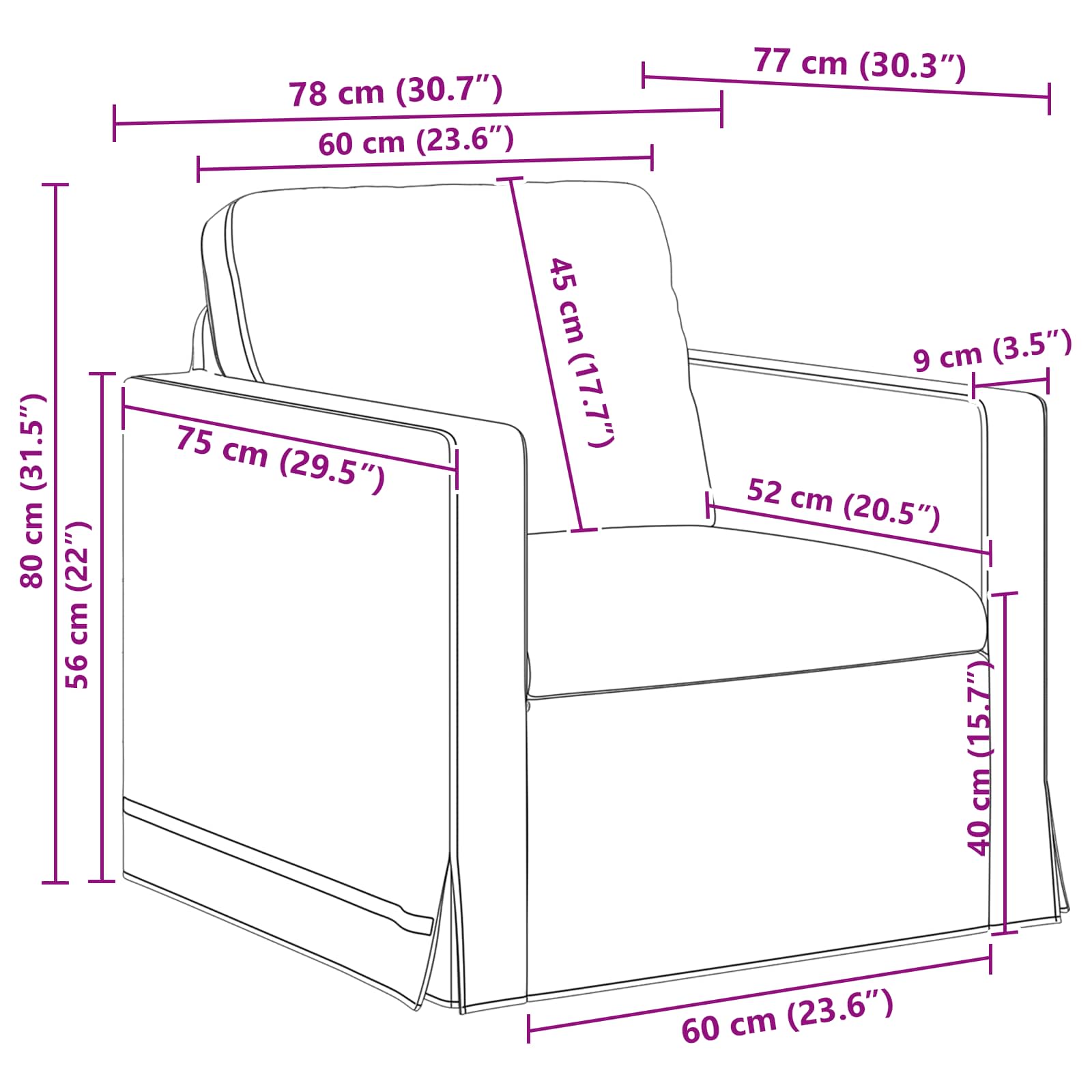 Set sofe 2 pcs Ružičasta 198 x 78 x 80 cm Baršun