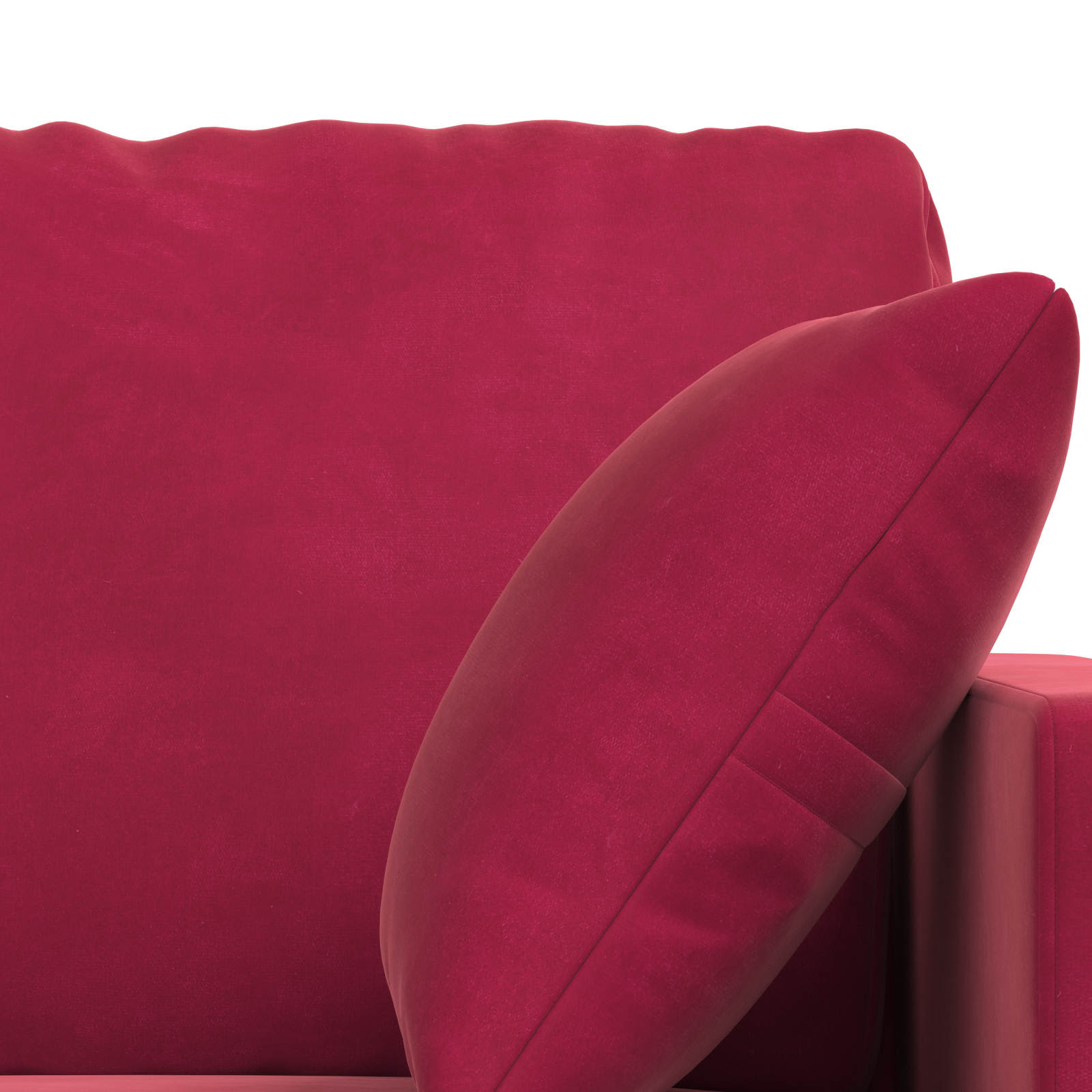 Set sofe 2 pcs Vinska crvena 198 x 78 x 80 cm Baršun