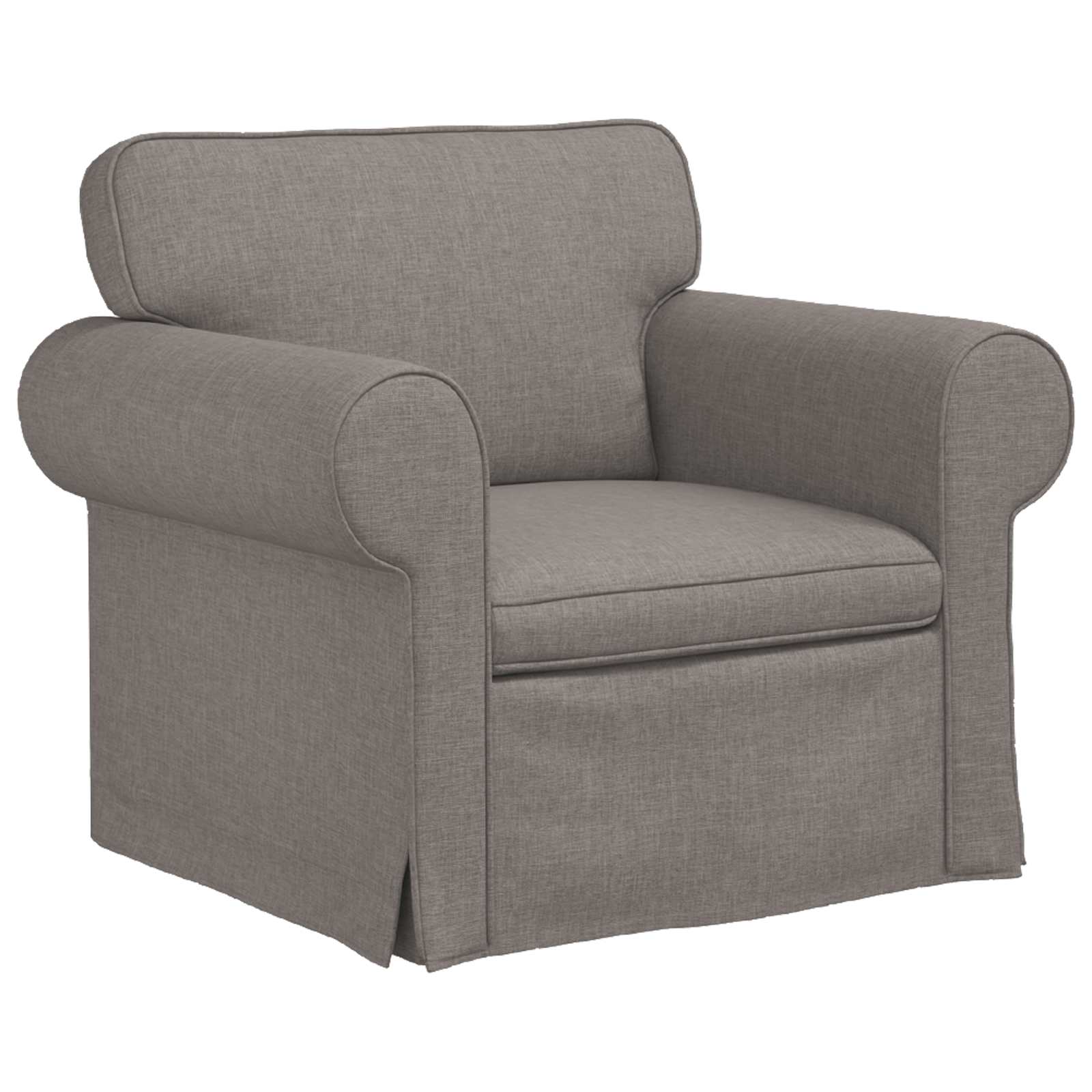 Sofa Sivo-smeđa 95 x 82 x 80 cm tkanina