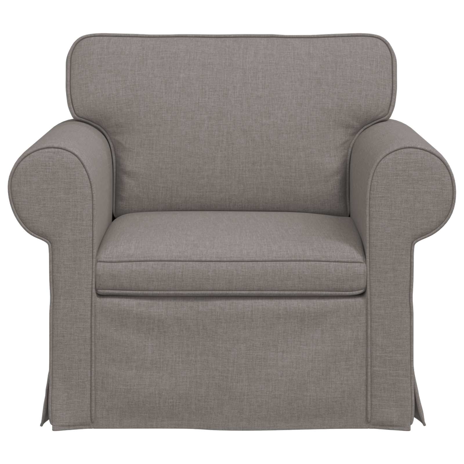 Sofa Sivo-smeđa 95 x 82 x 80 cm tkanina