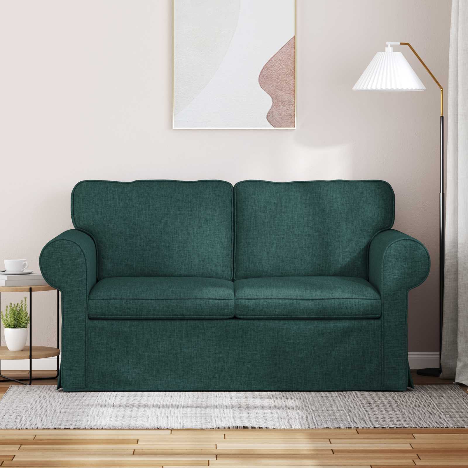 Sofa Tamnozelena 155 x 82 x 80 cm tkanina