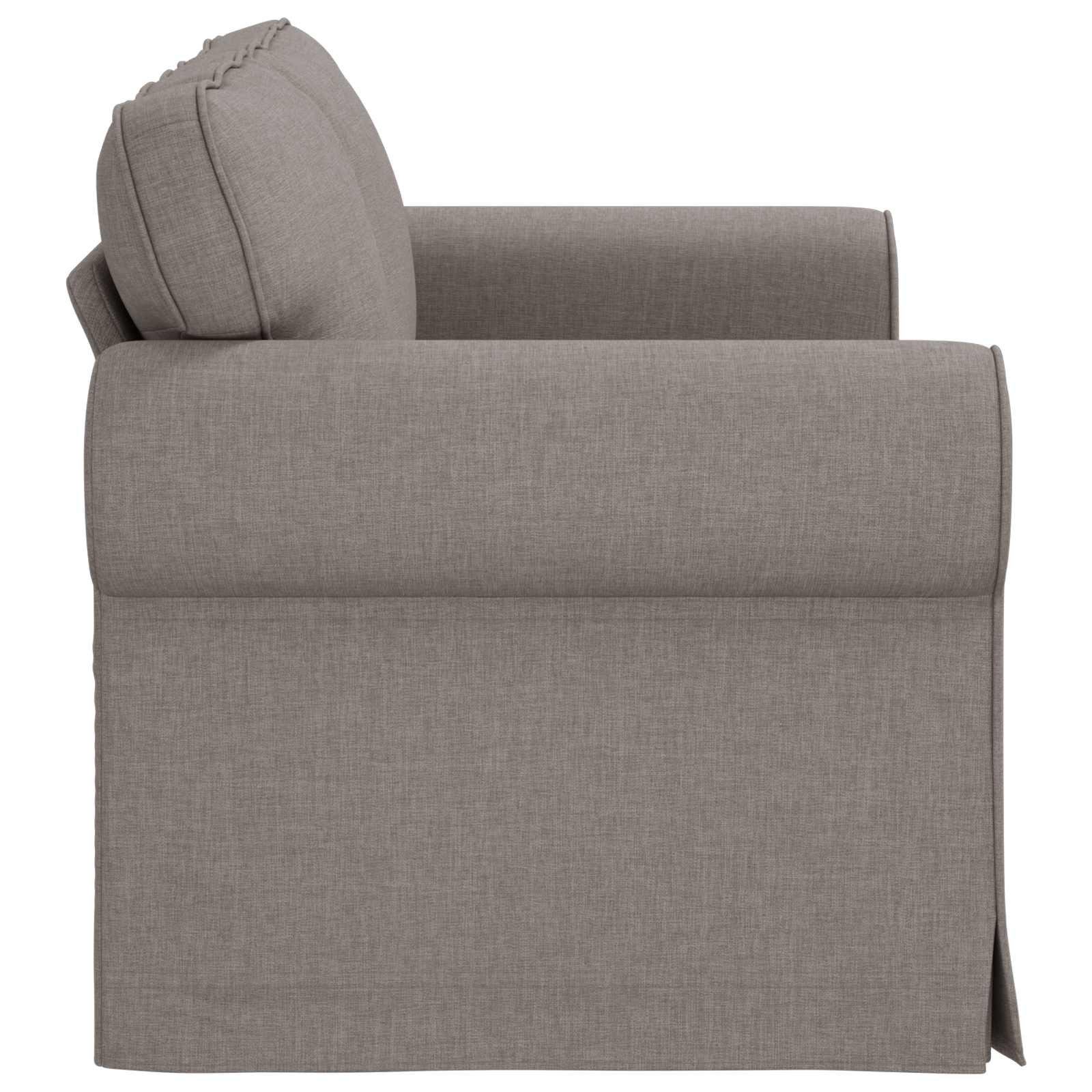 Sofa Sivo-smeđa 155 x 82 x 80 cm tkanina
