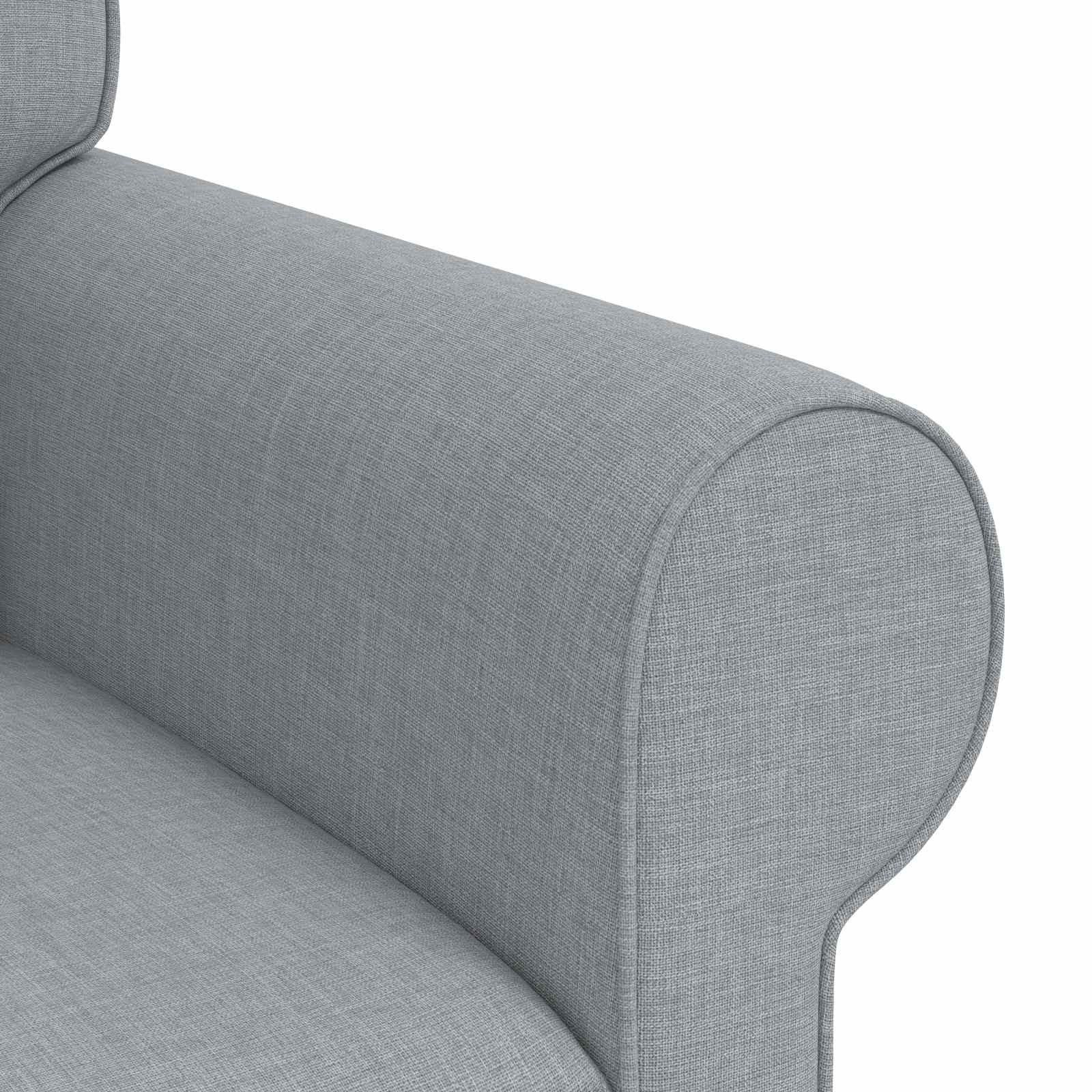Sofa Svijetlo siva 215 x 82 x 80 cm tkanina