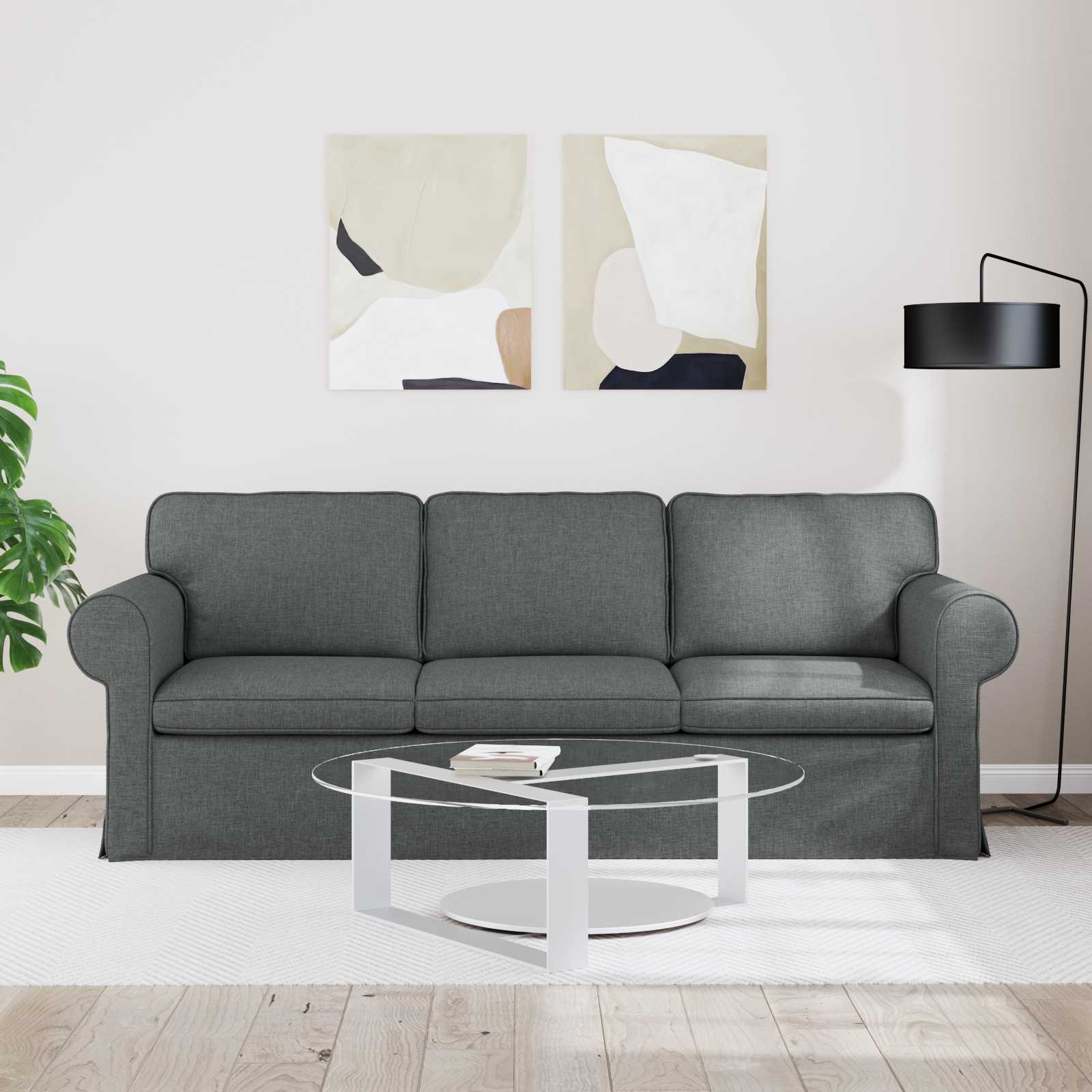 Sofa Tamno siva 215 x 82 x 80 cm tkanina