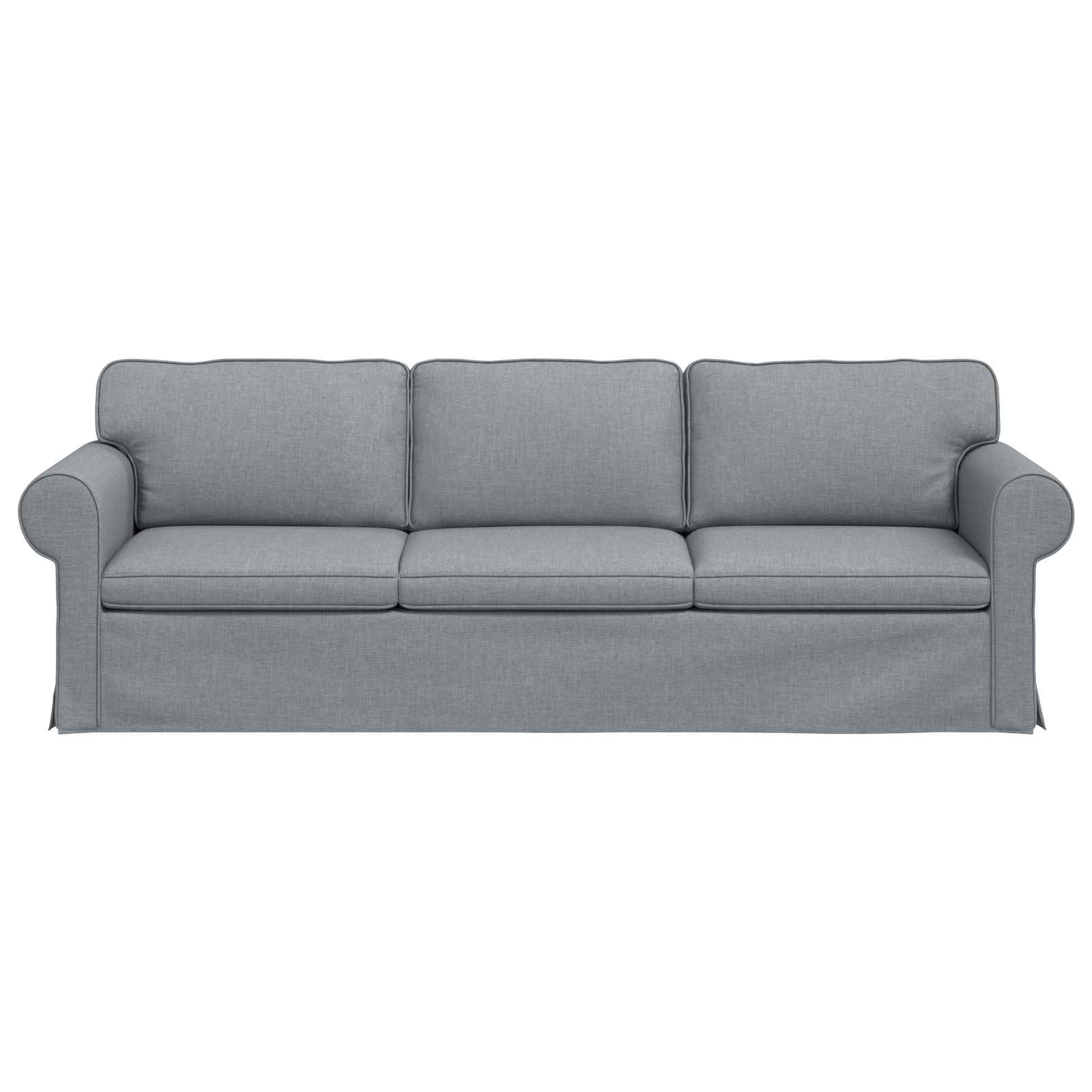 Sofa Svijetlo siva 245 x 82 x 80 cm tkanina