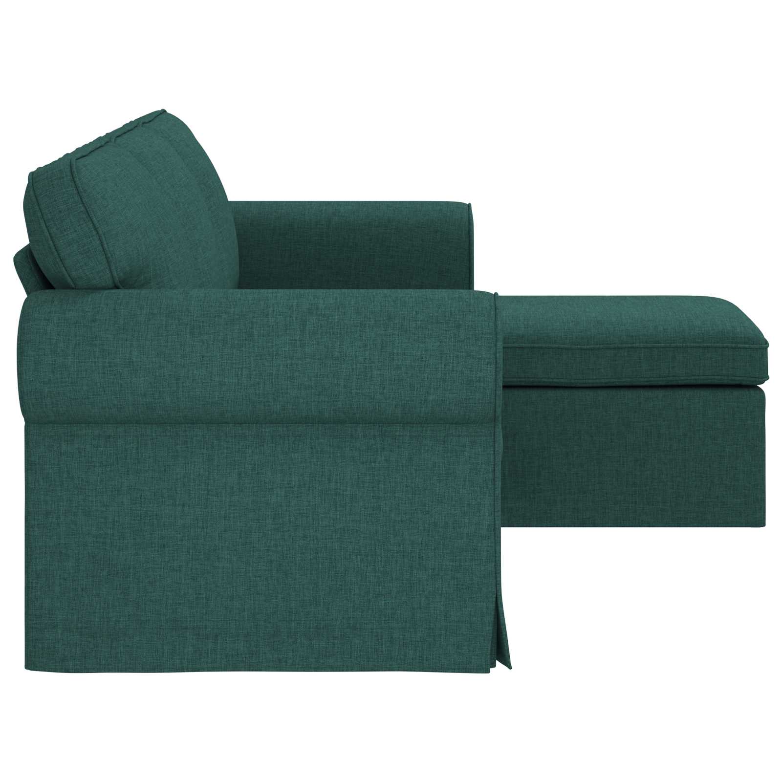 Sofa Tamnozelena 195 x 138 x 80 cm tkanina