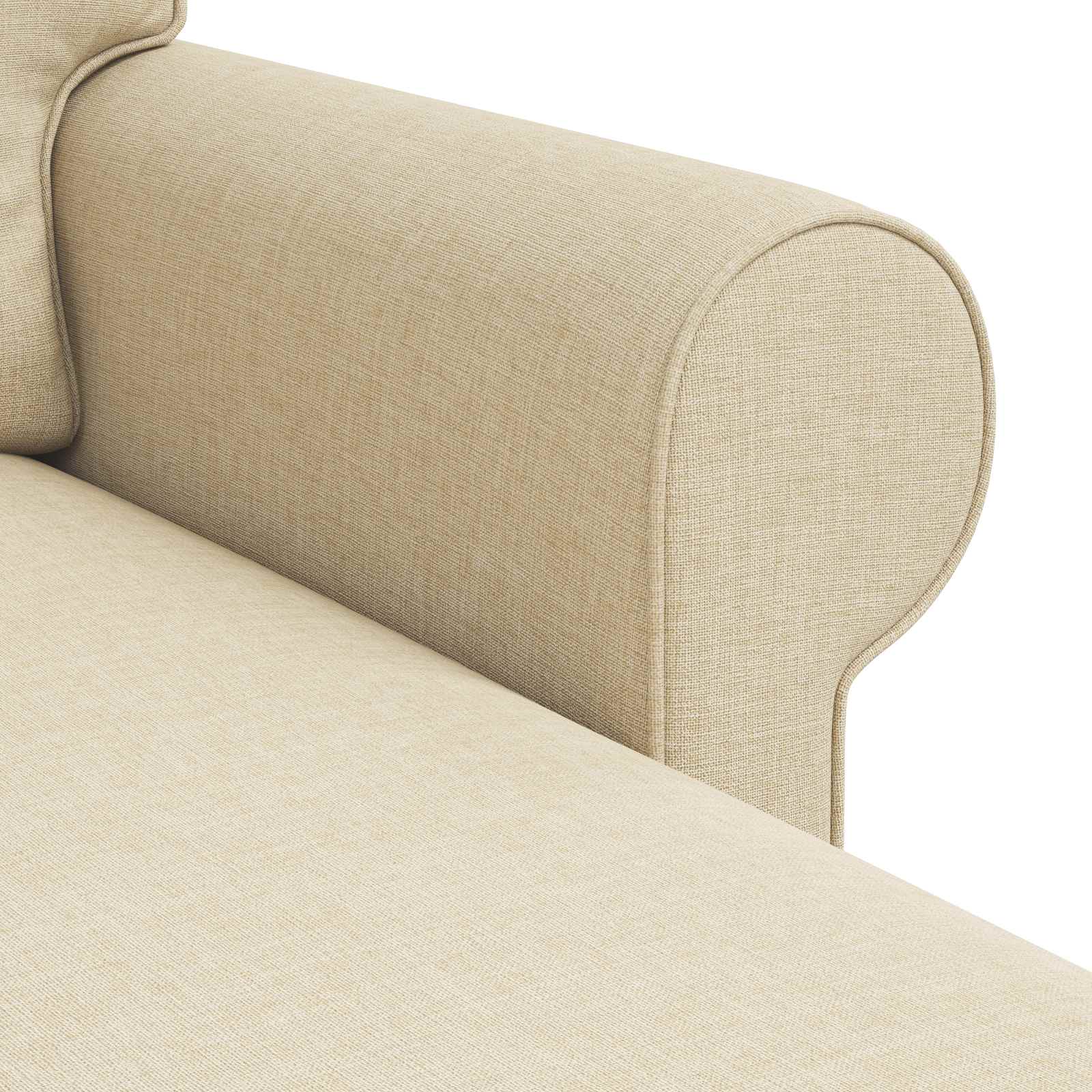 Sofa Krema 195 x 138 x 80 cm tkanina