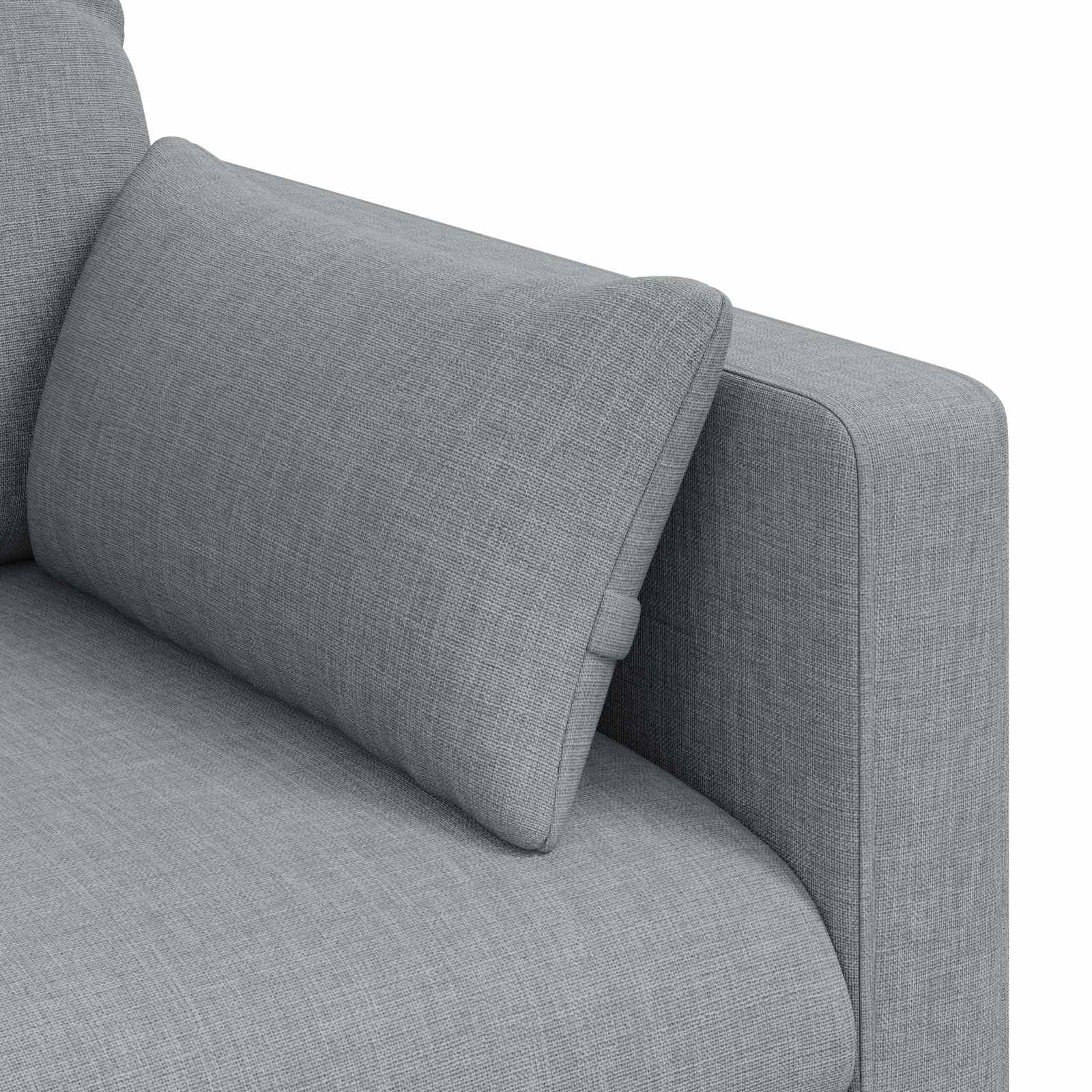Sofa Svijetlo siva 139 x 78 x 80 cm tkanina