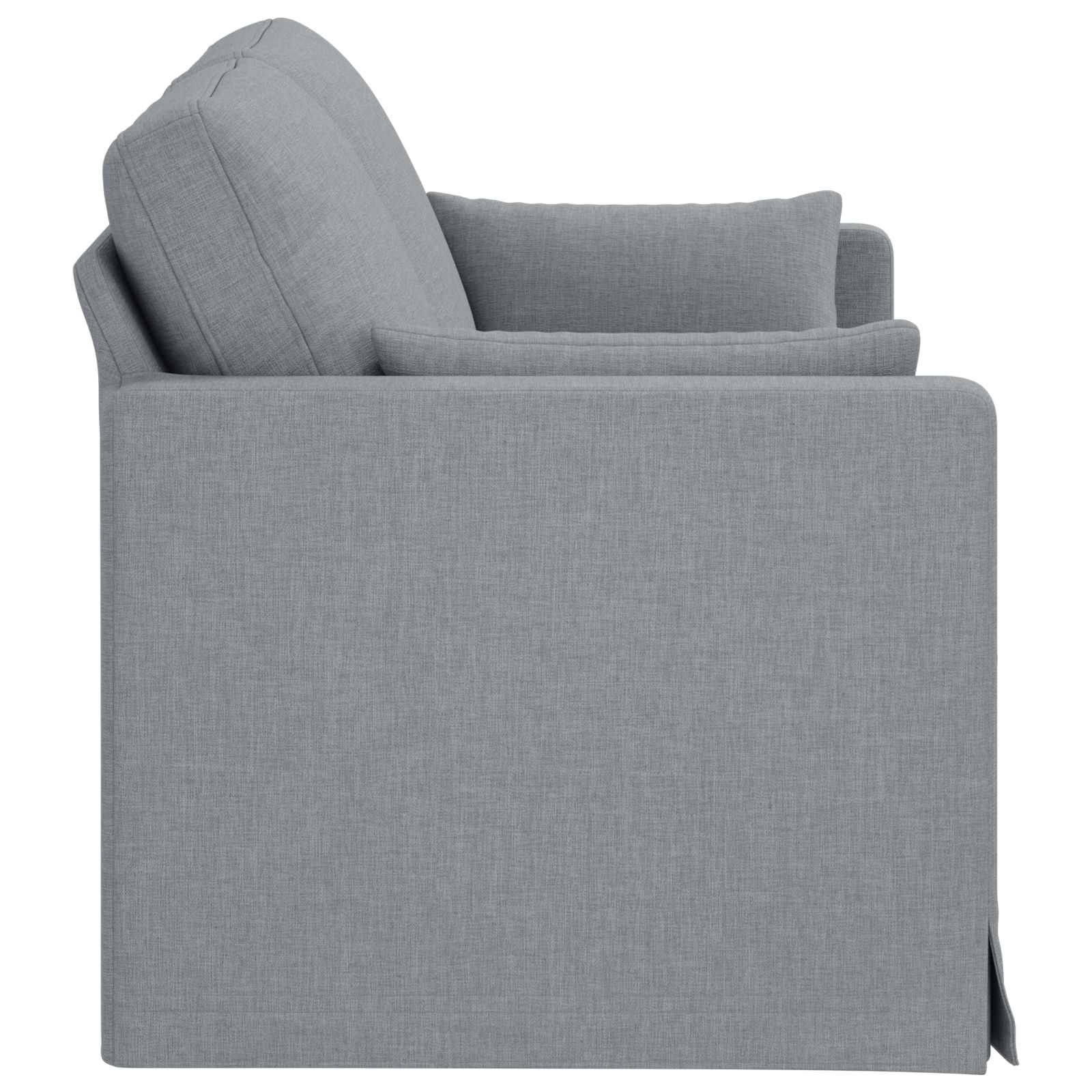 Sofa Svijetlo siva 158 x 78 x 80 cm tkanina