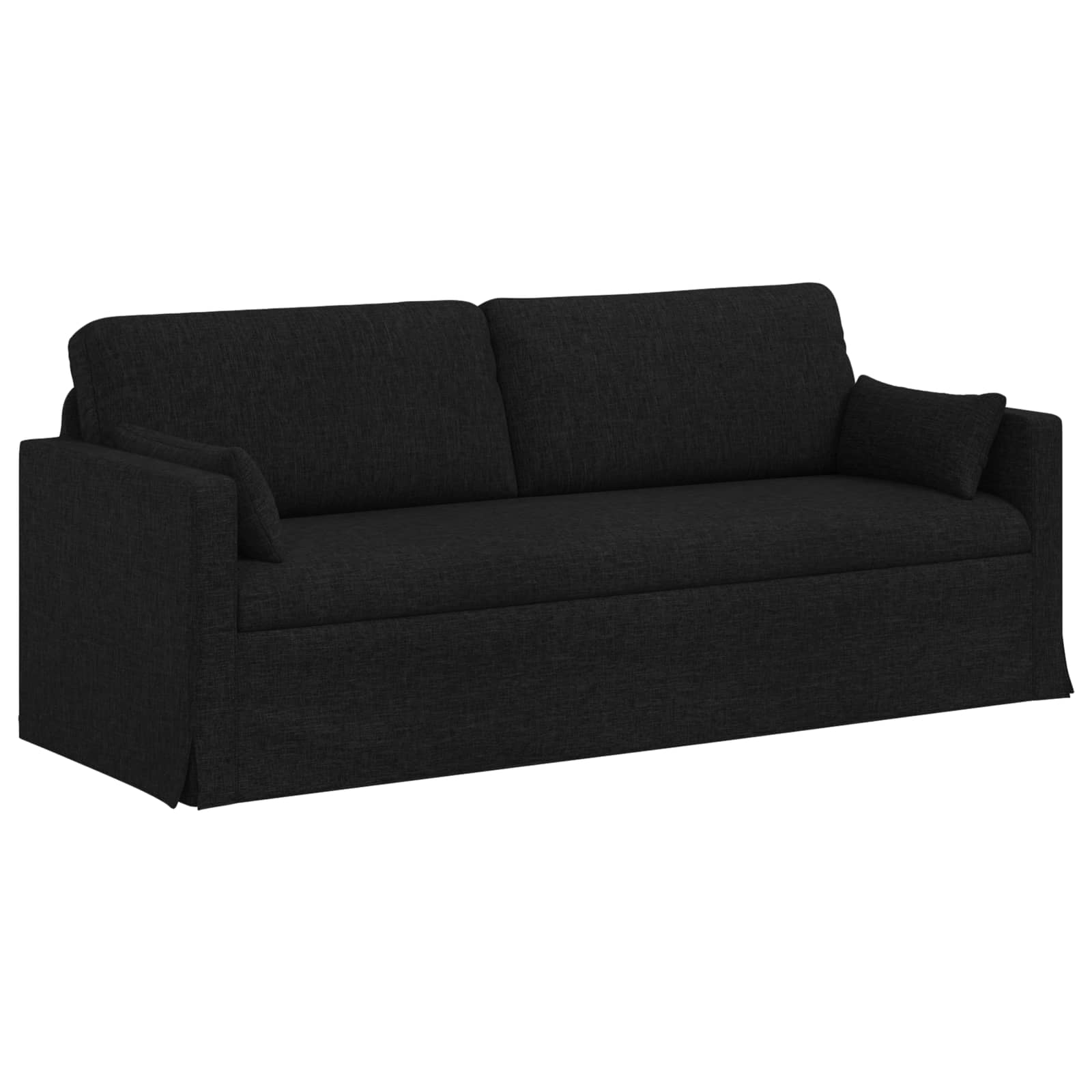 Sofa Crna 198 x 78 x 80 cm tkanina