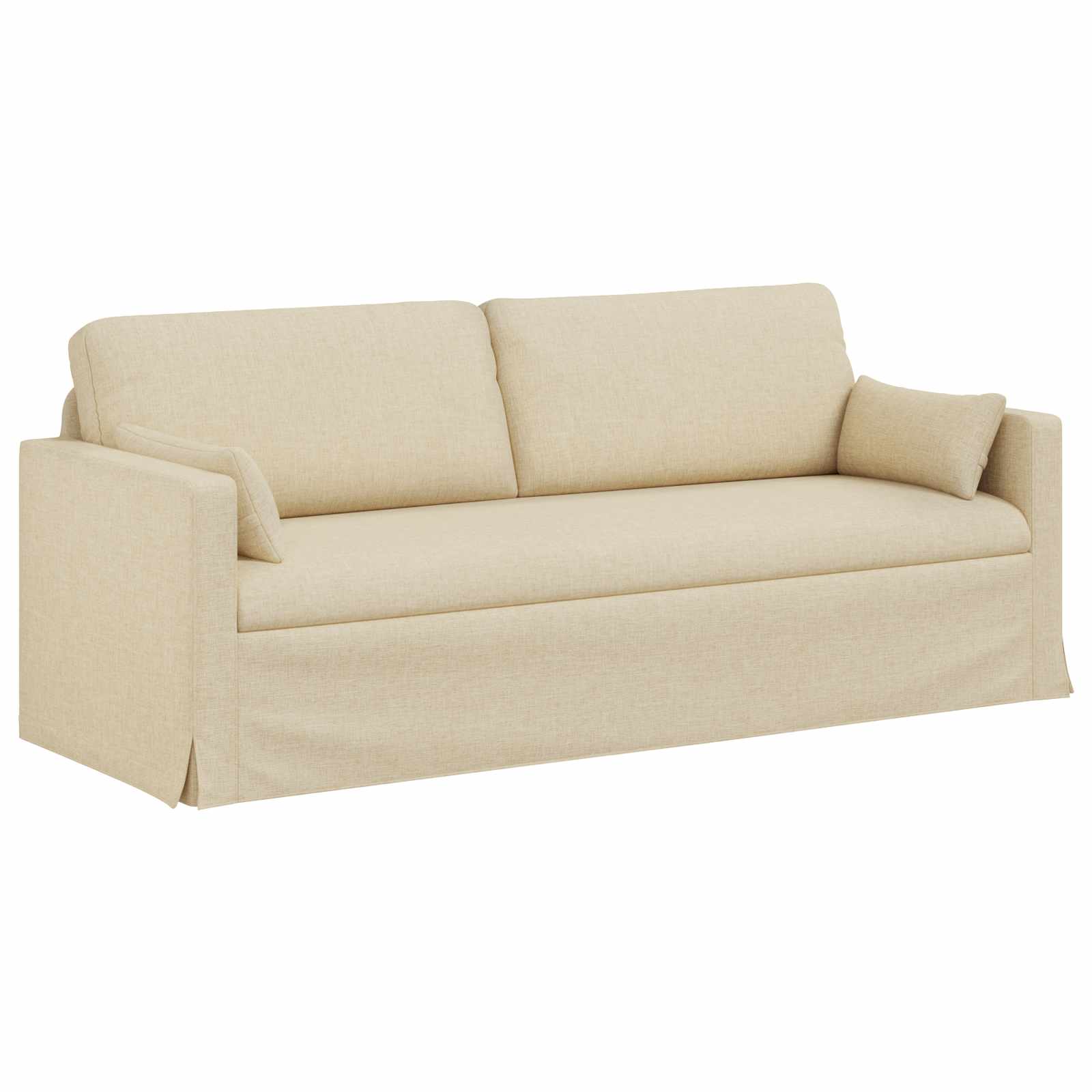 Sofa Krema 198 x 78 x 80 cm tkanina