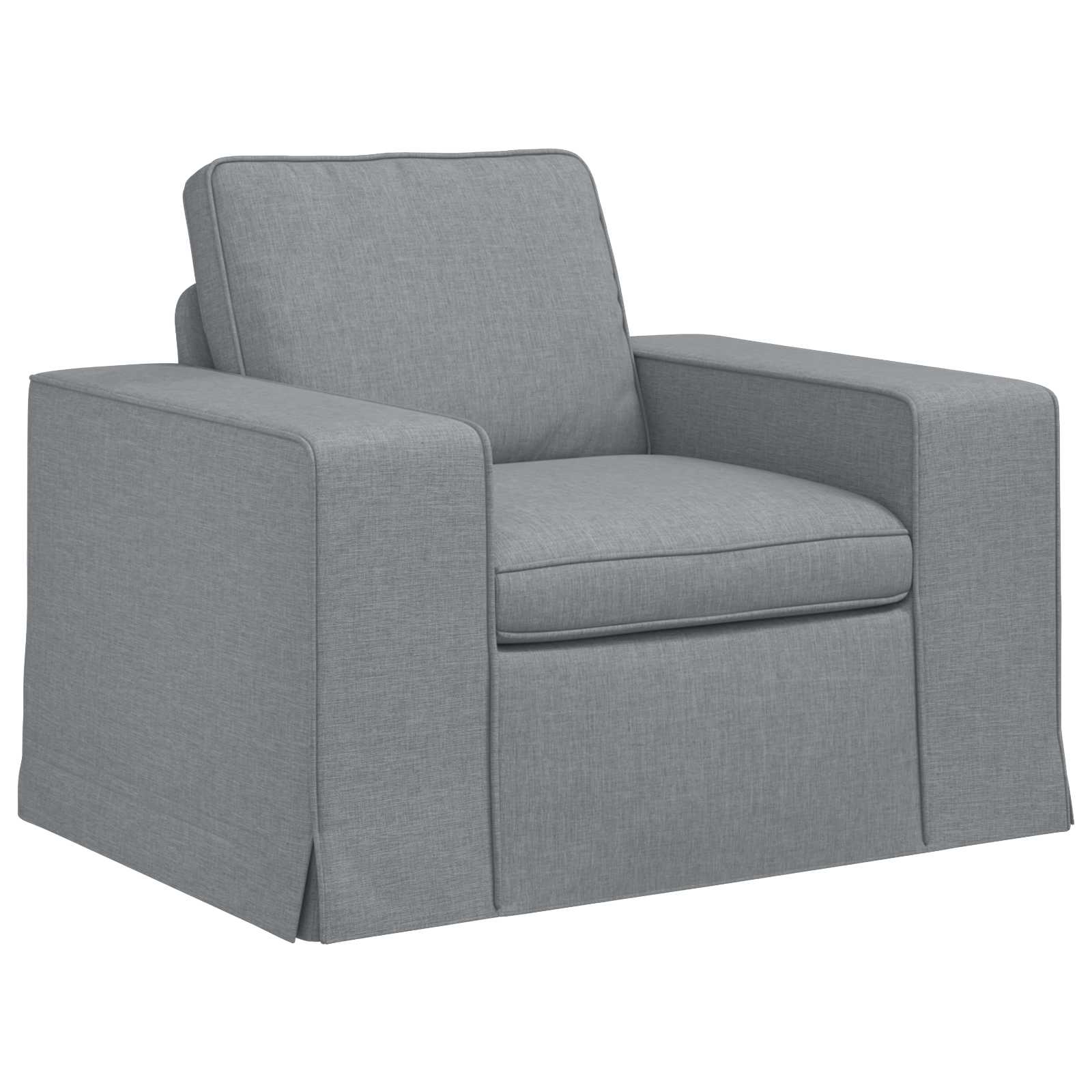 Sofa Svijetlo siva 103 x 80 x 82 cm tkanina