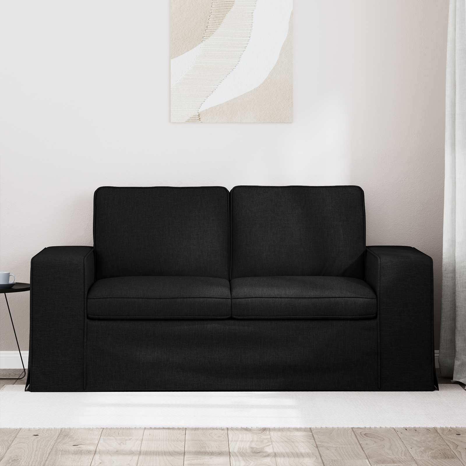 Sofa Crna 162 x 80 x 82 cm tkanina