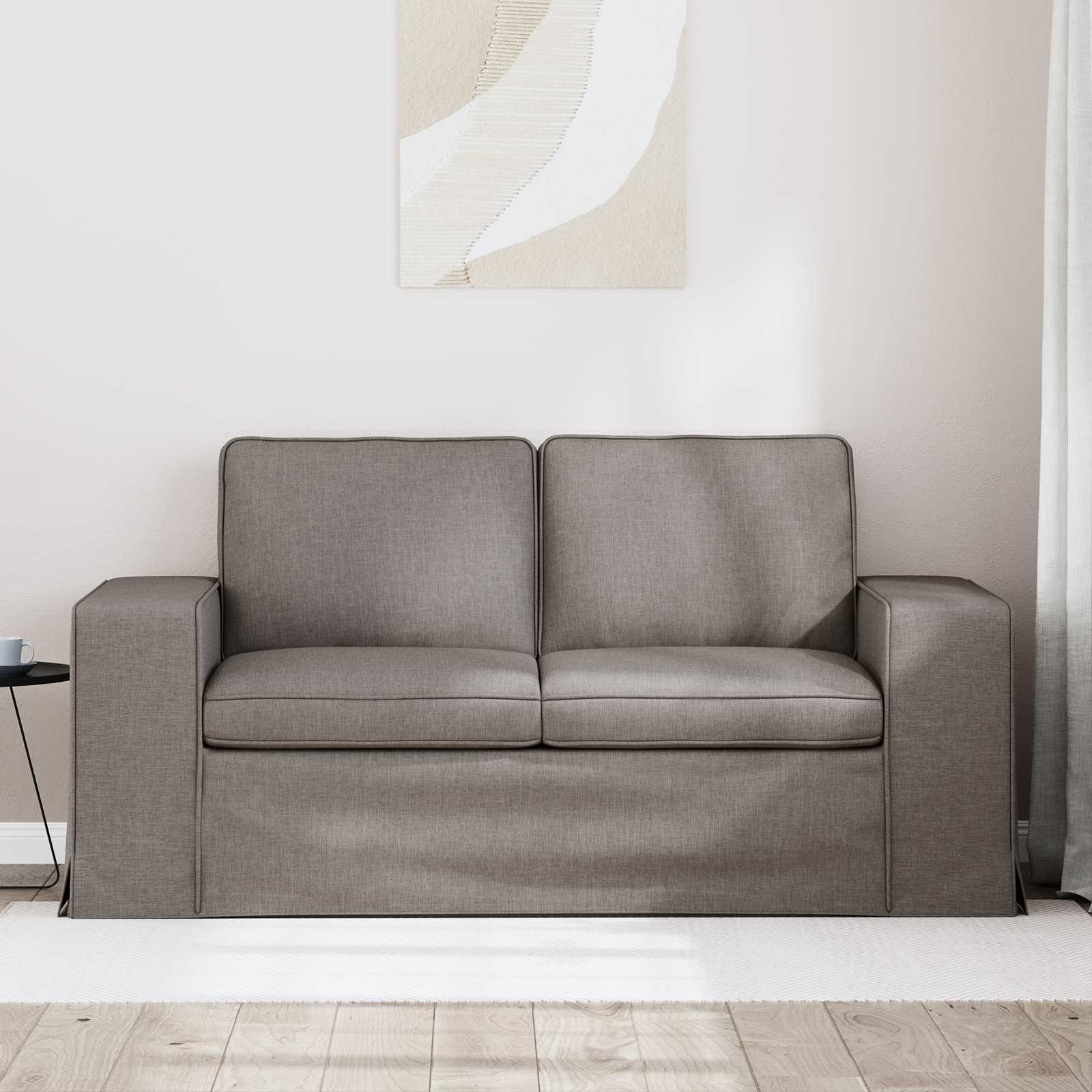 Sofa Sivo-smeđa 162 x 80 x 82 cm tkanina