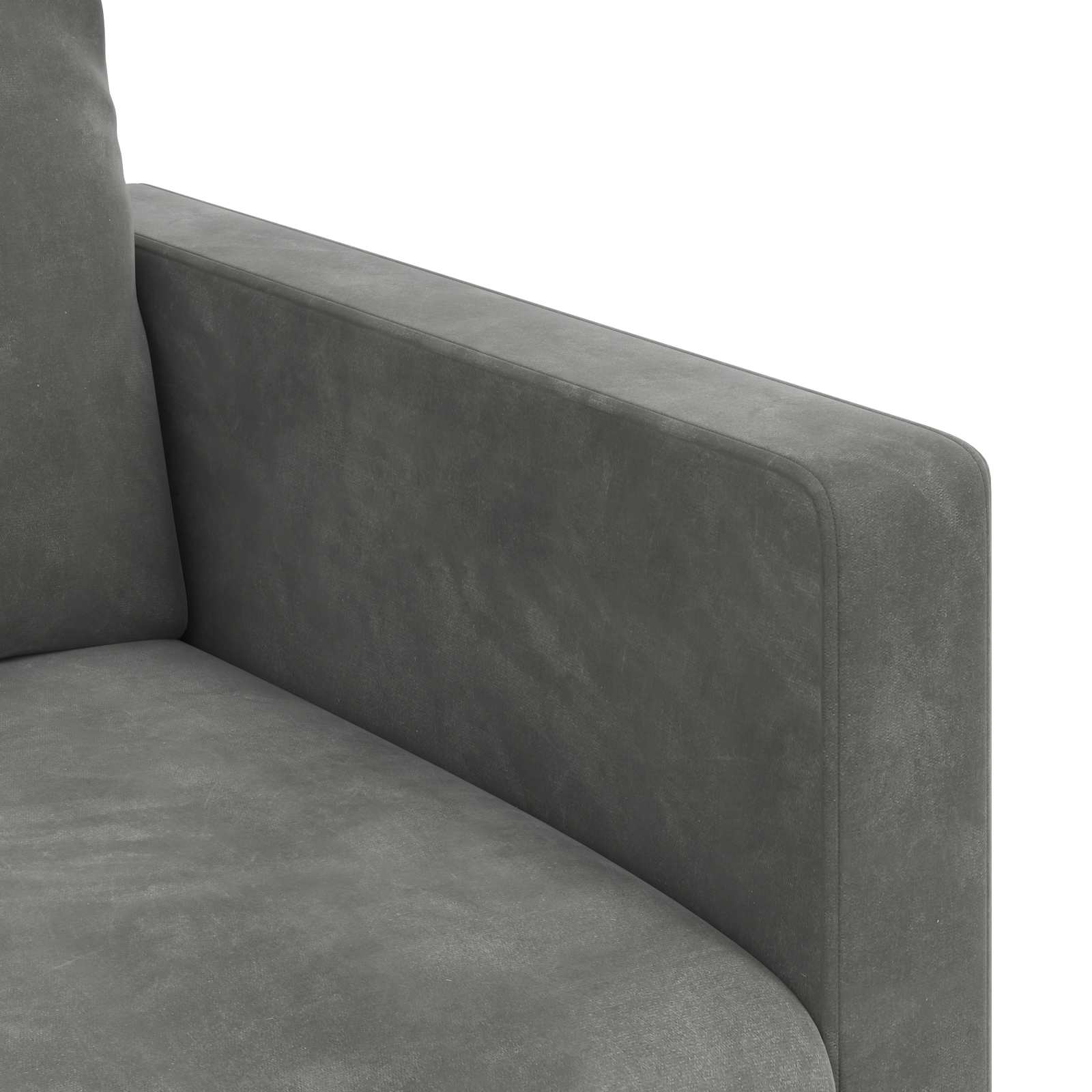 Sofa Tamno siva 78 x 78 x 80 cm Baršun