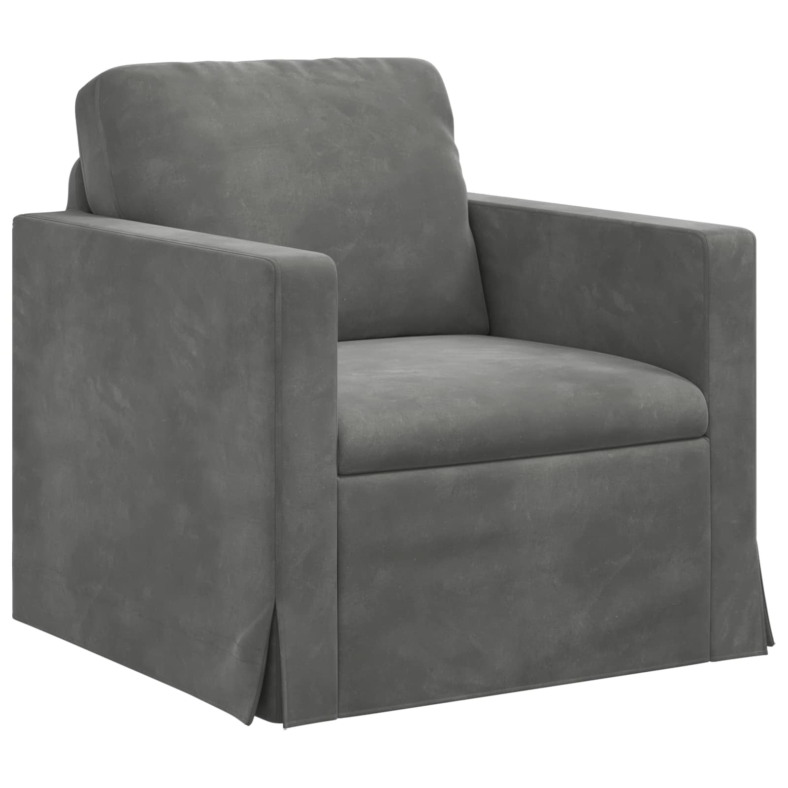 Sofa Tamno siva 78 x 78 x 80 cm Baršun