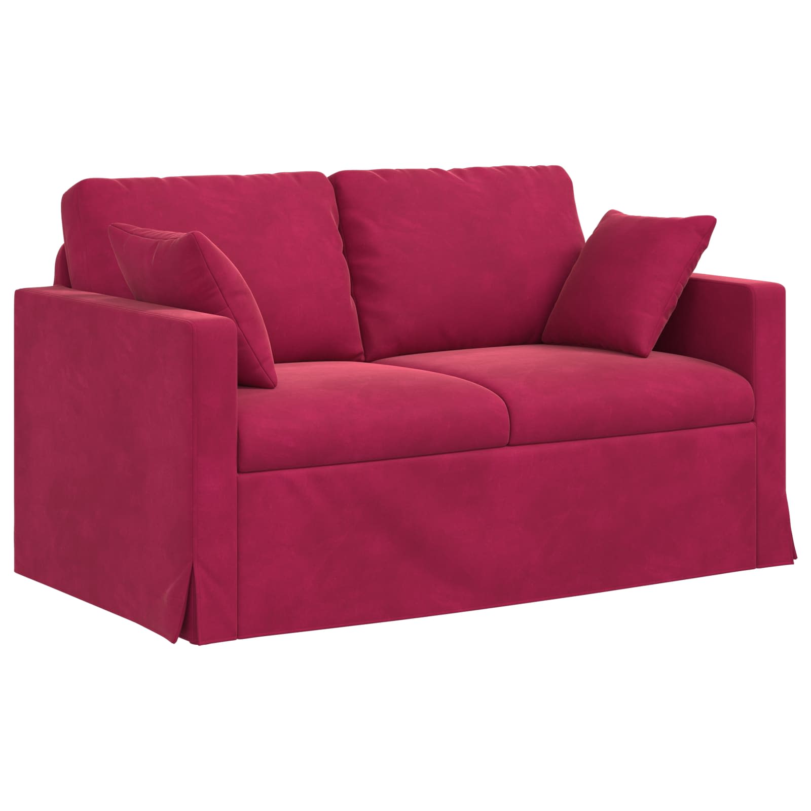 Sofa Vinska crvena 138 x 78 x 80 cm Baršun