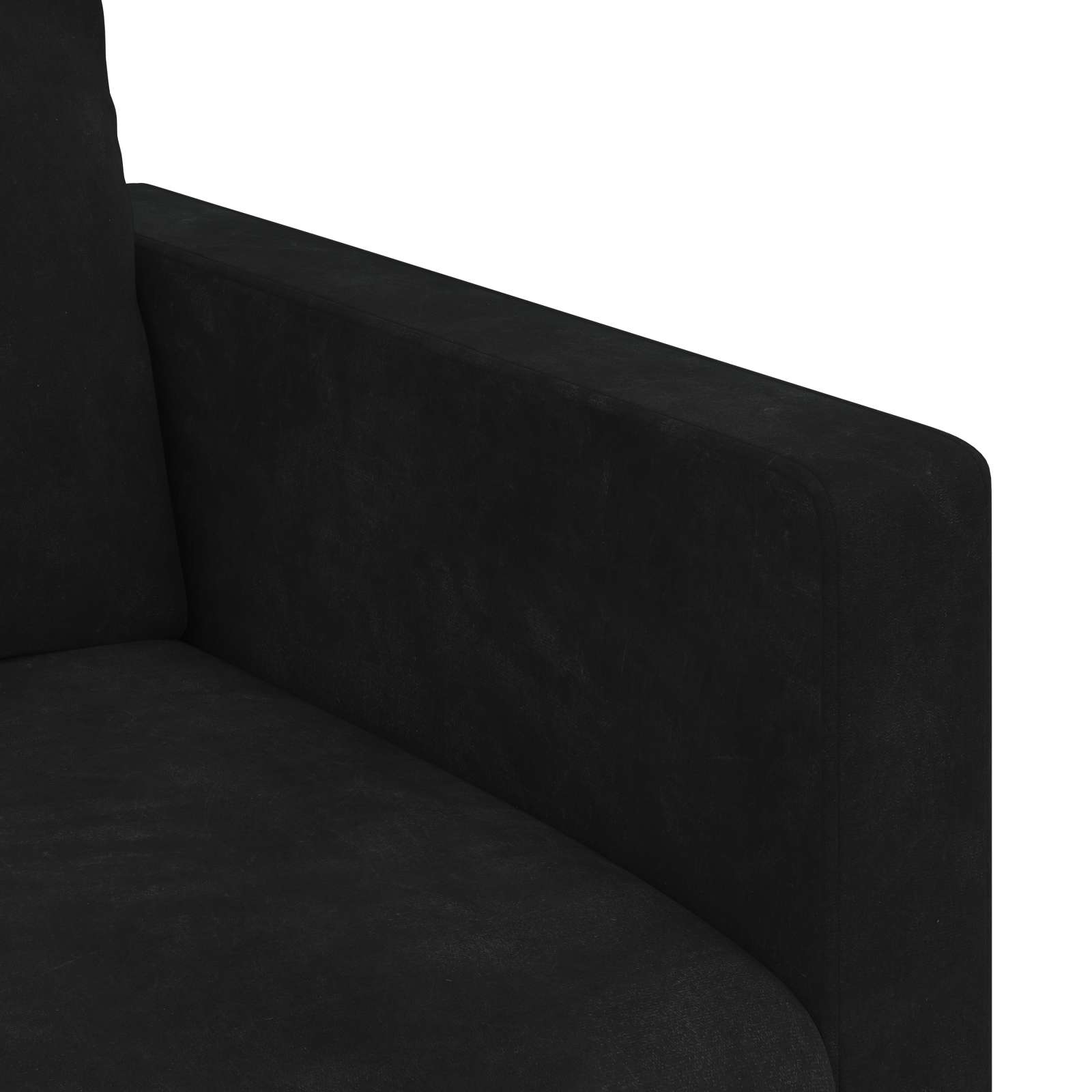 Sofa Crna 138 x 78 x 80 cm Baršun