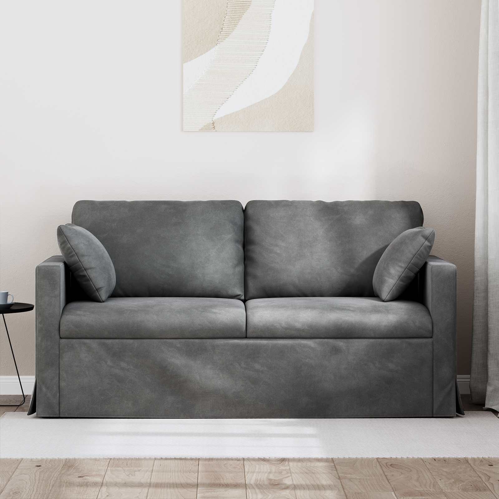 Sofa Tamno siva 158 x 78 x 80 cm Baršun