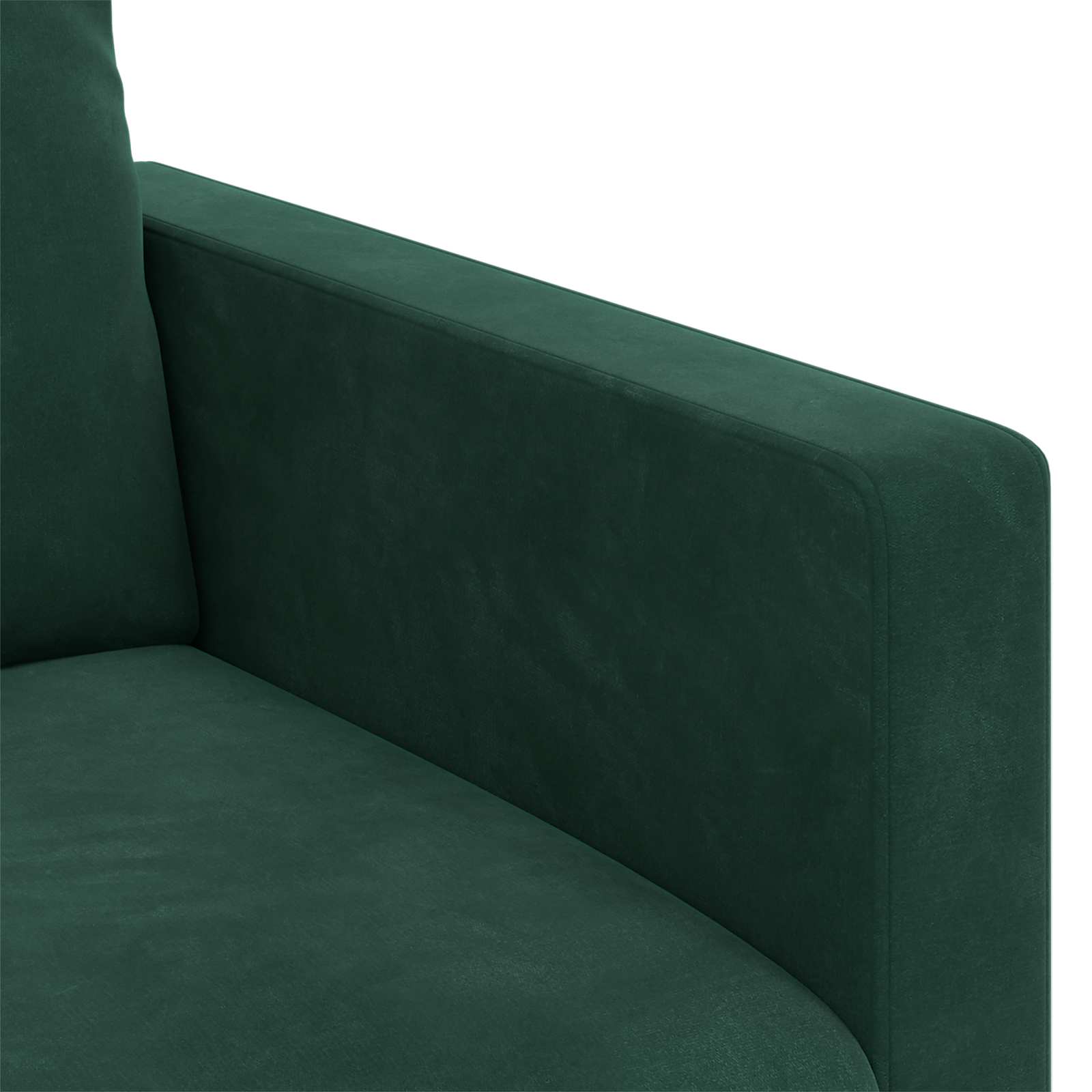Sofa Tamnozelena 158 x 78 x 80 cm Baršun
