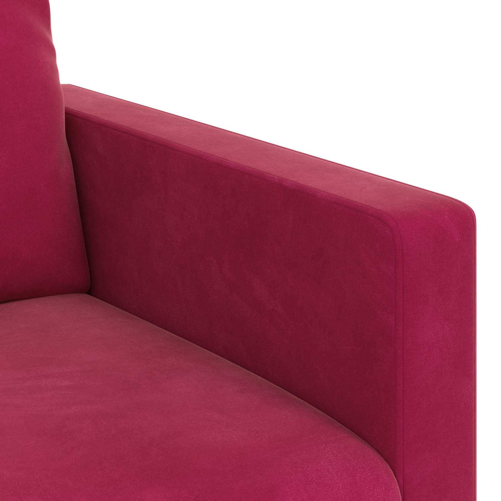 Sofa Vinska crvena 158 x 78 x 80 cm Baršun