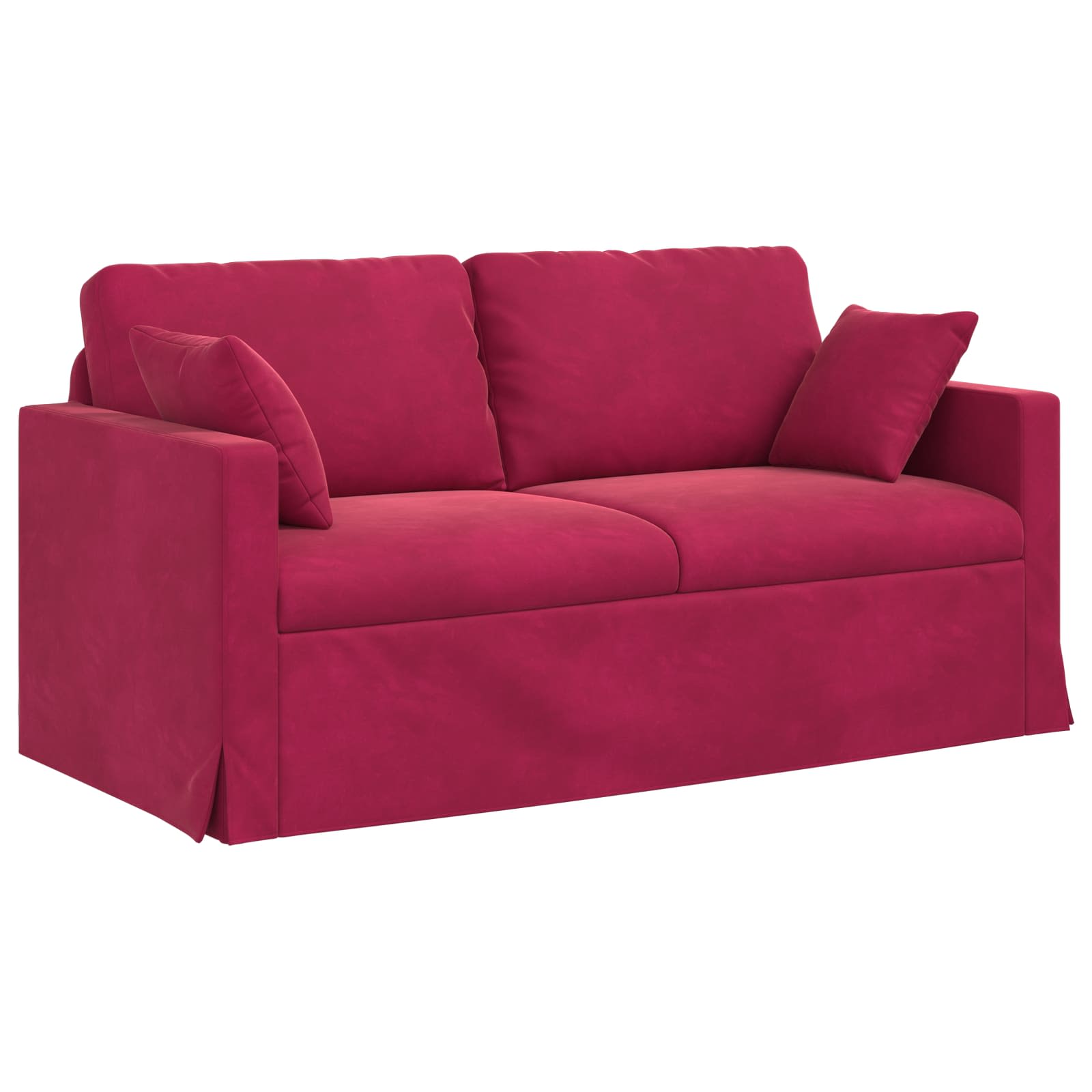Sofa Vinska crvena 158 x 78 x 80 cm Baršun