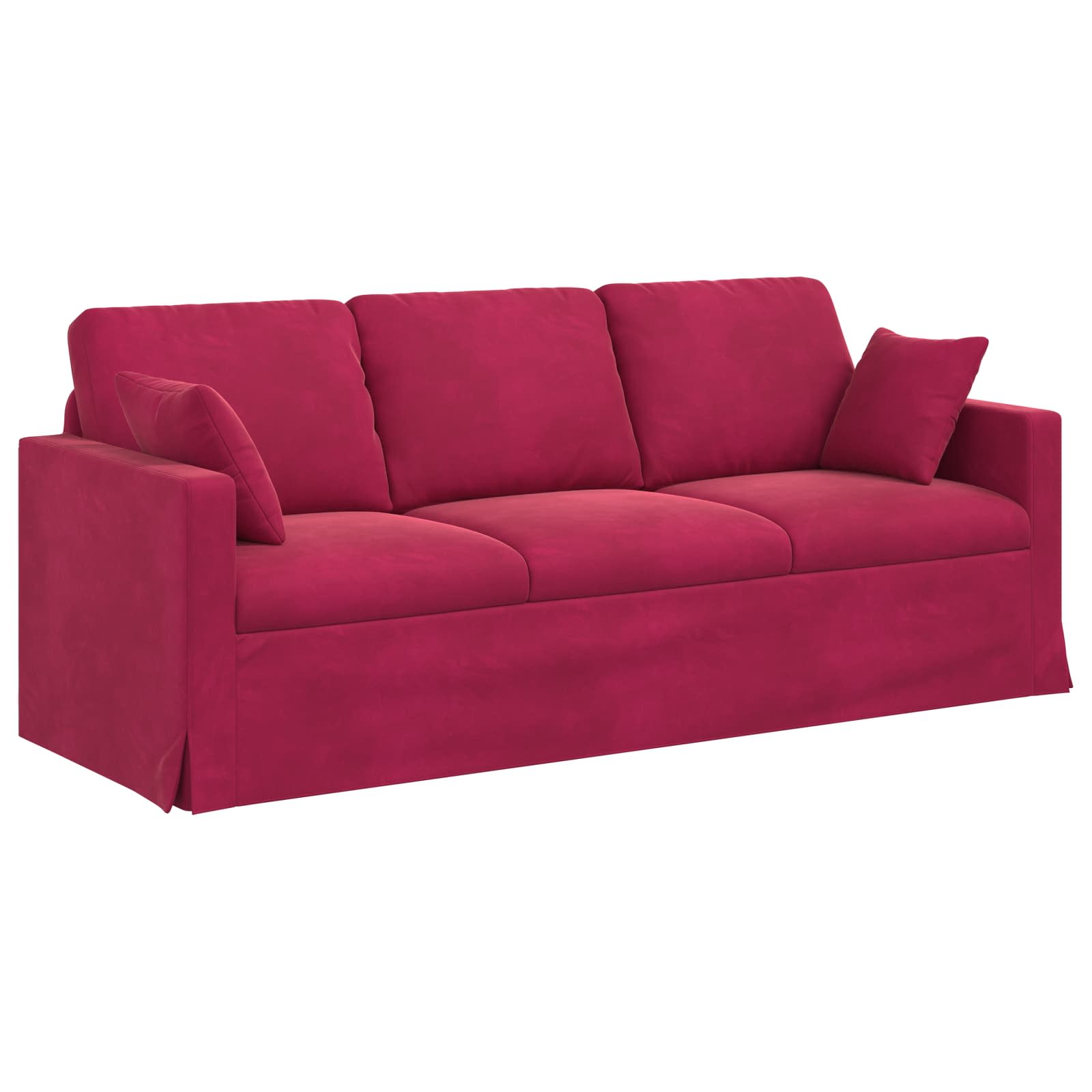 Sofa Vinska crvena 198 x 78 x 80 cm Baršun
