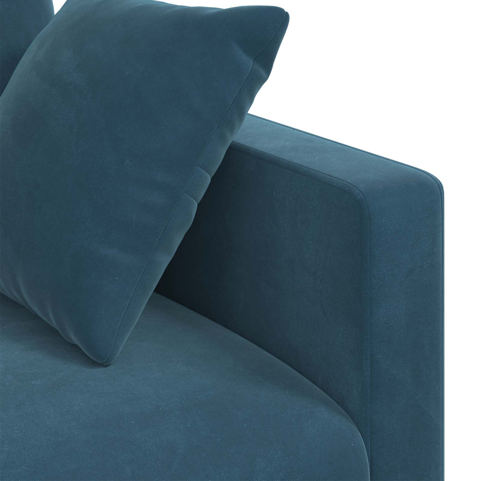 Sofa Plava 198 x 78 x 80 cm Baršun