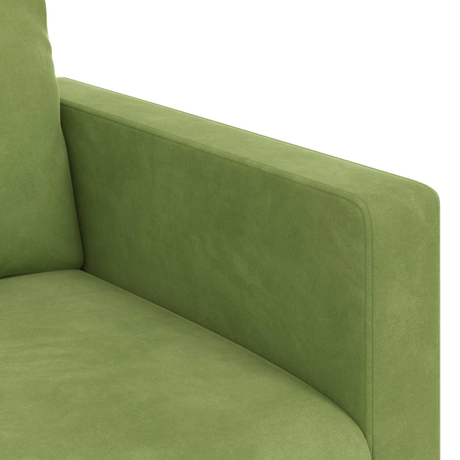 Sofa Svijetlo zelena 228 x 78 x 80 cm Baršun