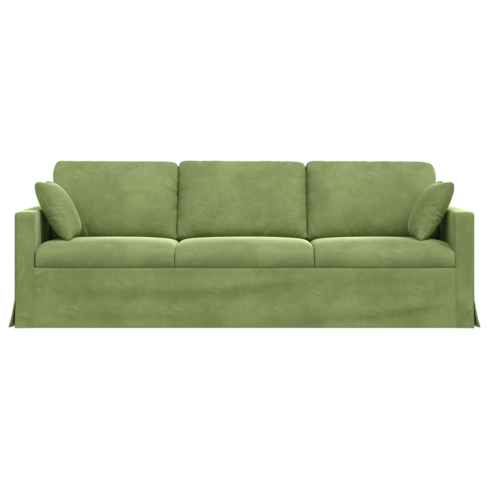 Sofa Svijetlo zelena 228 x 78 x 80 cm Baršun