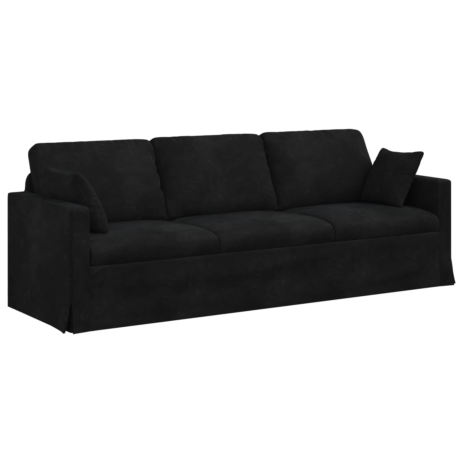 Sofa Crna 228 x 78 x 80 cm Baršun