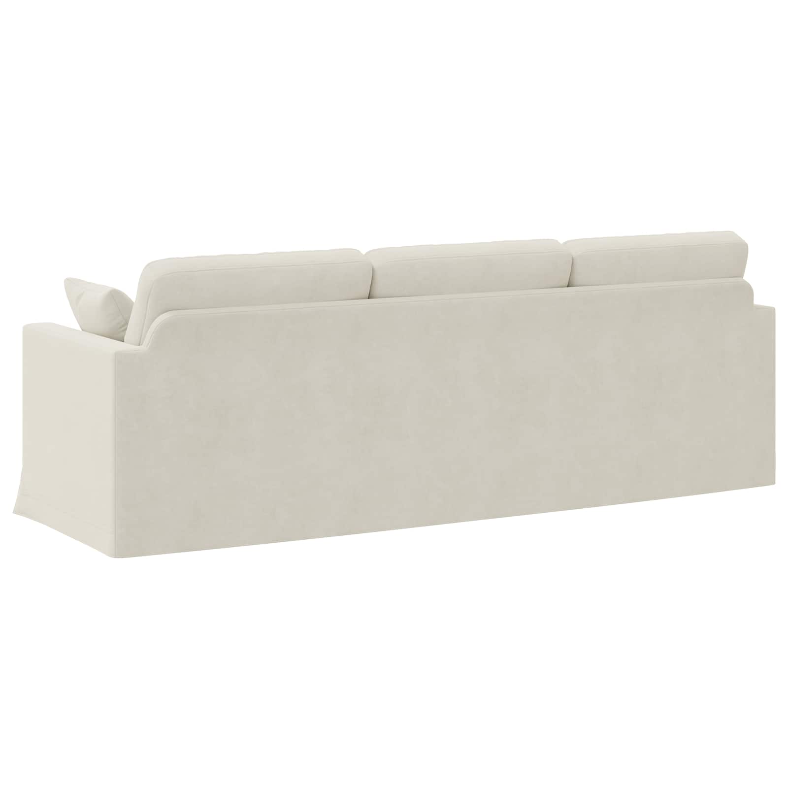 Sofa Krema 228 x 78 x 80 cm Baršun