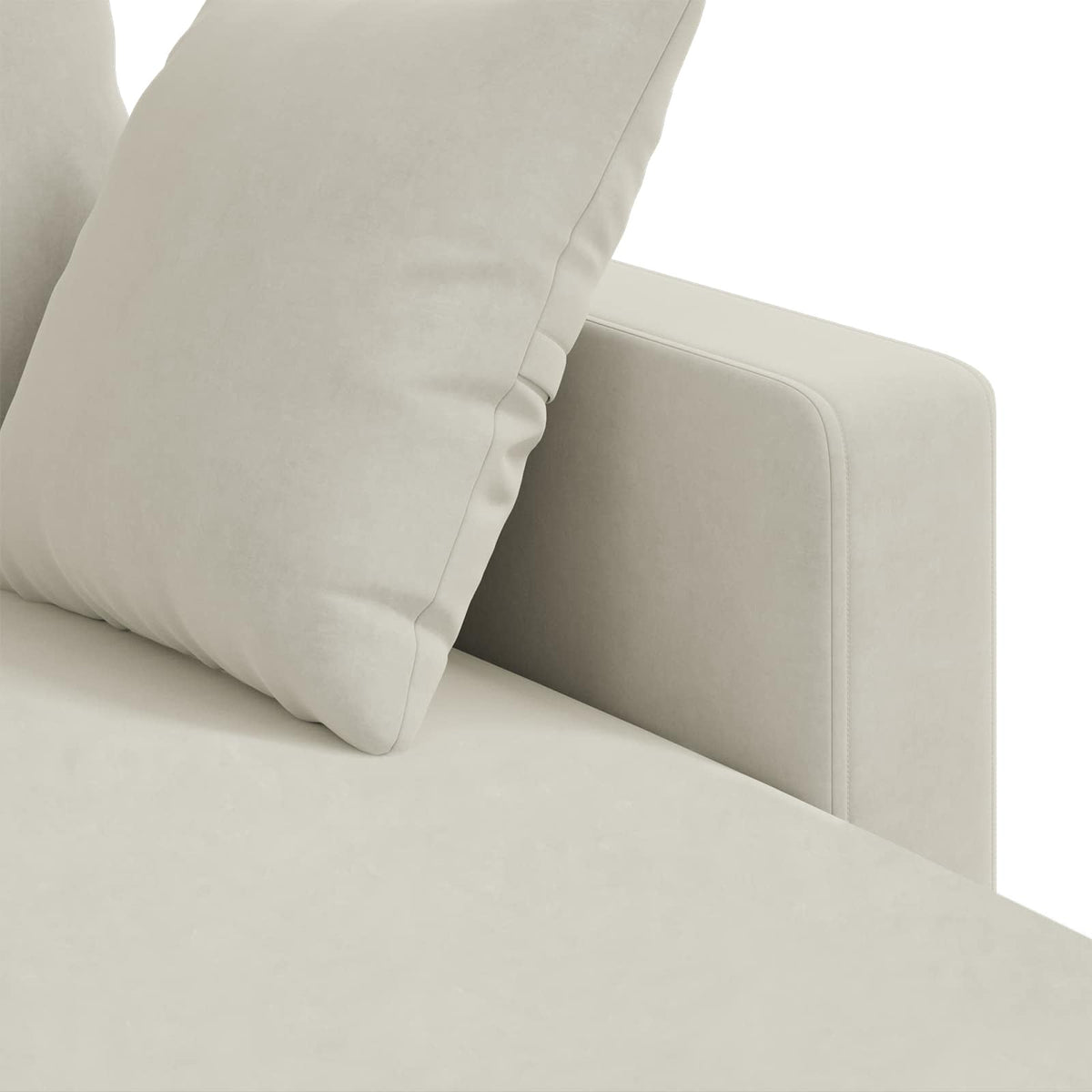 Sofa Krema 178 x 134 x 80 cm Baršun